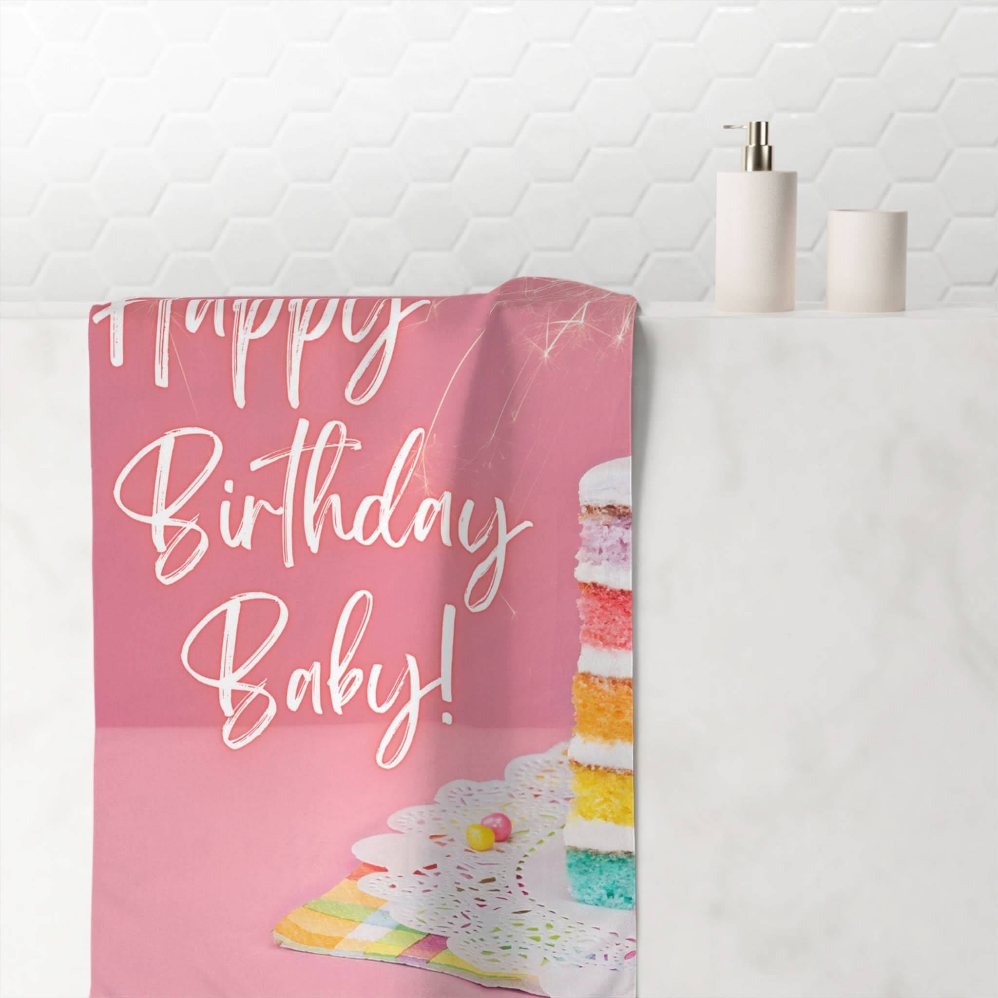 Happy Birthday Baby! | Mix & Match Naughty XL Fun-Flirty Lovers’ Towels