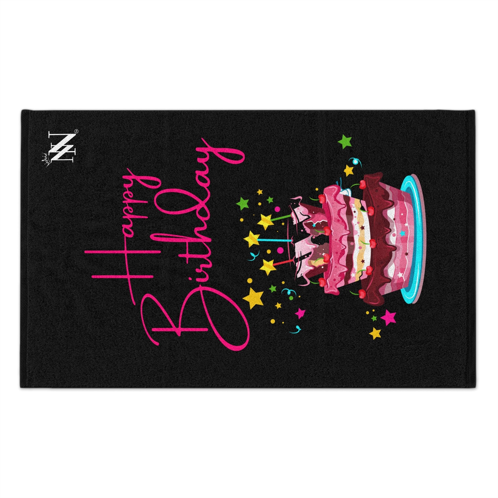 Happy Birthday Cake | Mix & Match Soft Fun-Flirty Lovers’ Towels