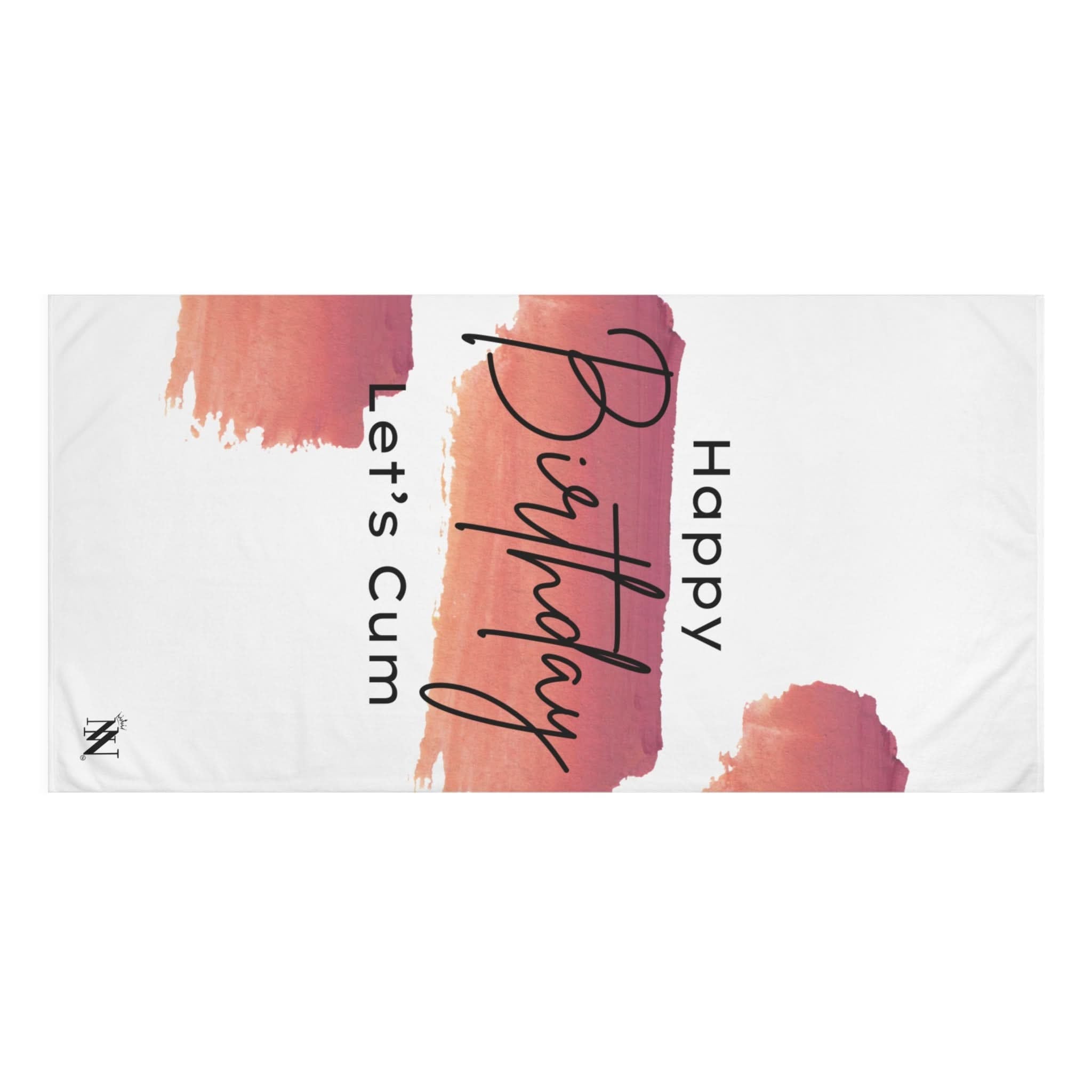 Happy Birthday Let’s Cum | Mix & Match Naughty XL Fun-Flirty Lovers’ Towels