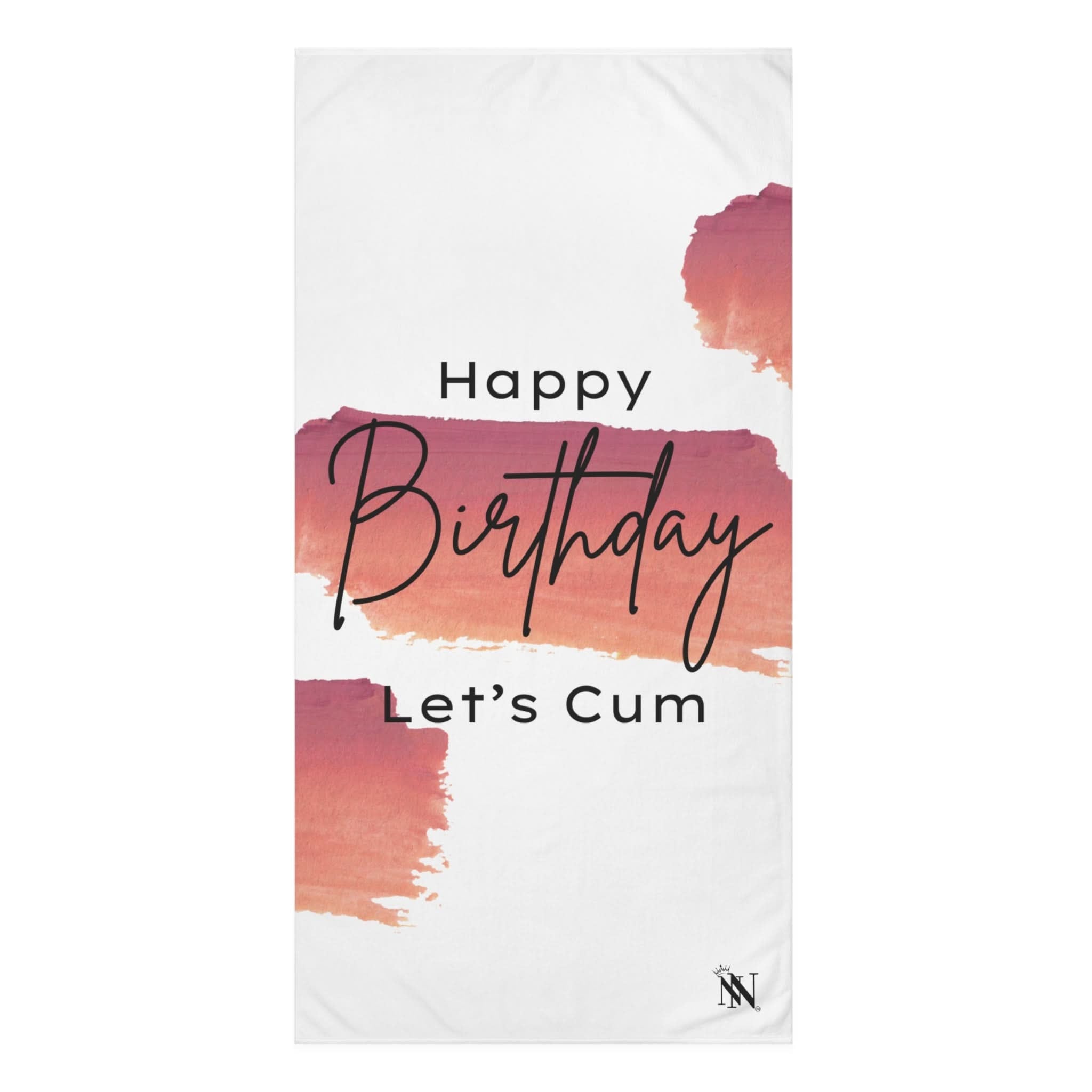 Happy Birthday Let’s Cum | Mix & Match Naughty XL Fun-Flirty Lovers’ Towels