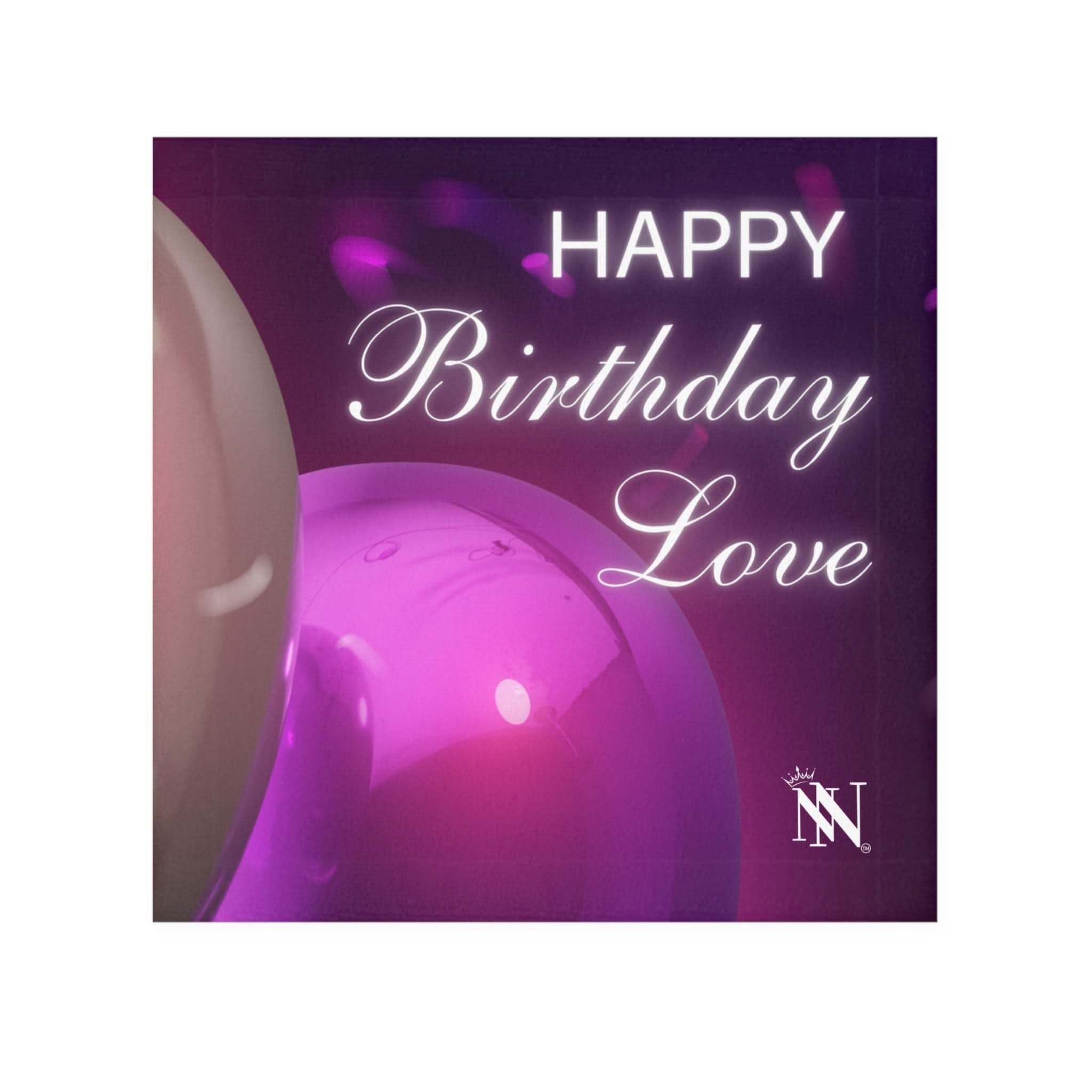 Happy Birthday Love | Mix & Match Lils’ Fun-Flirty Lovers’ Towels