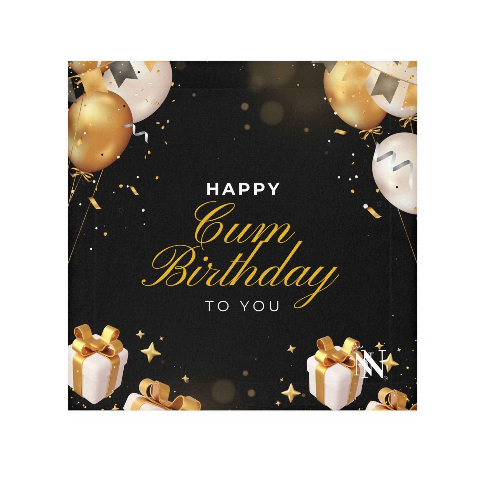Happy Cum Birthday | Mix & Match Lils’ Fun-Flirty Lovers’ Towels