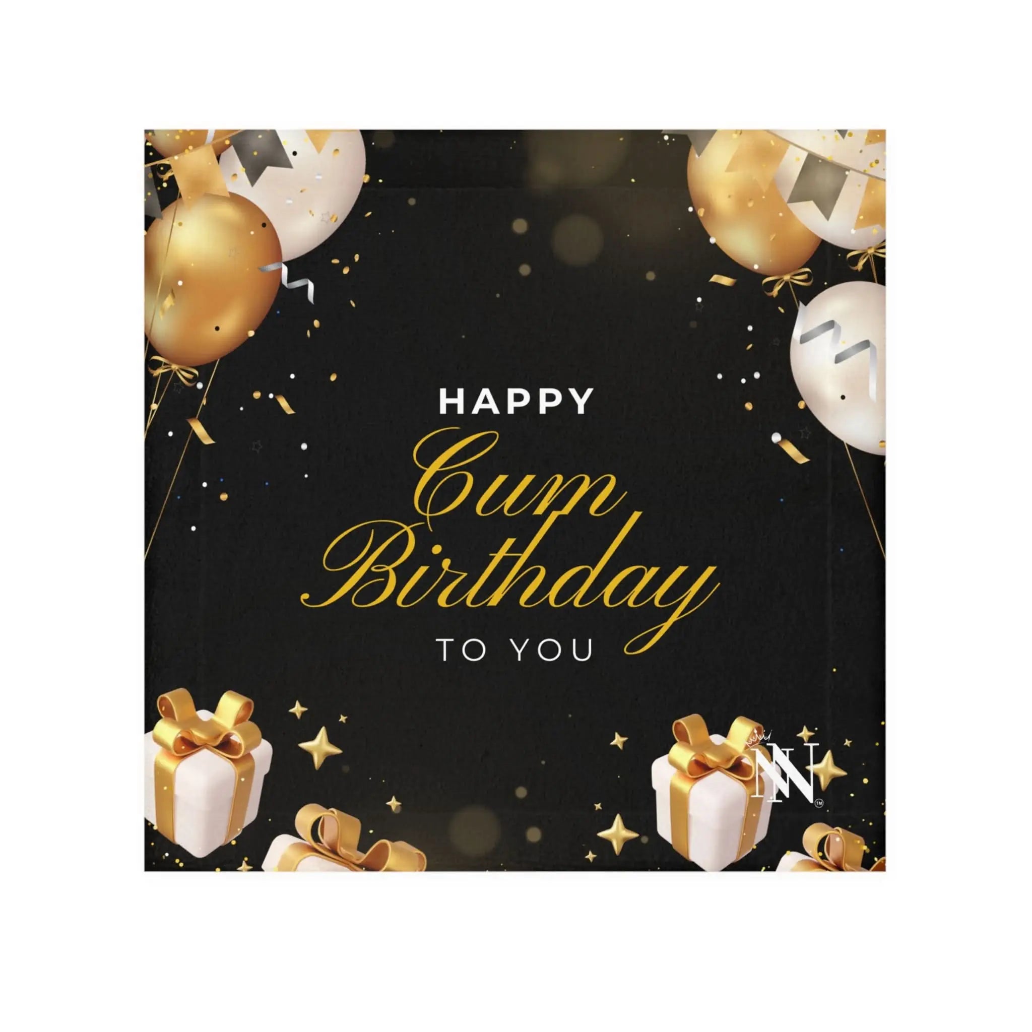 Happy Cum Birthday | Mix & Match Lils’ Fun-Flirty Lovers’ Towels