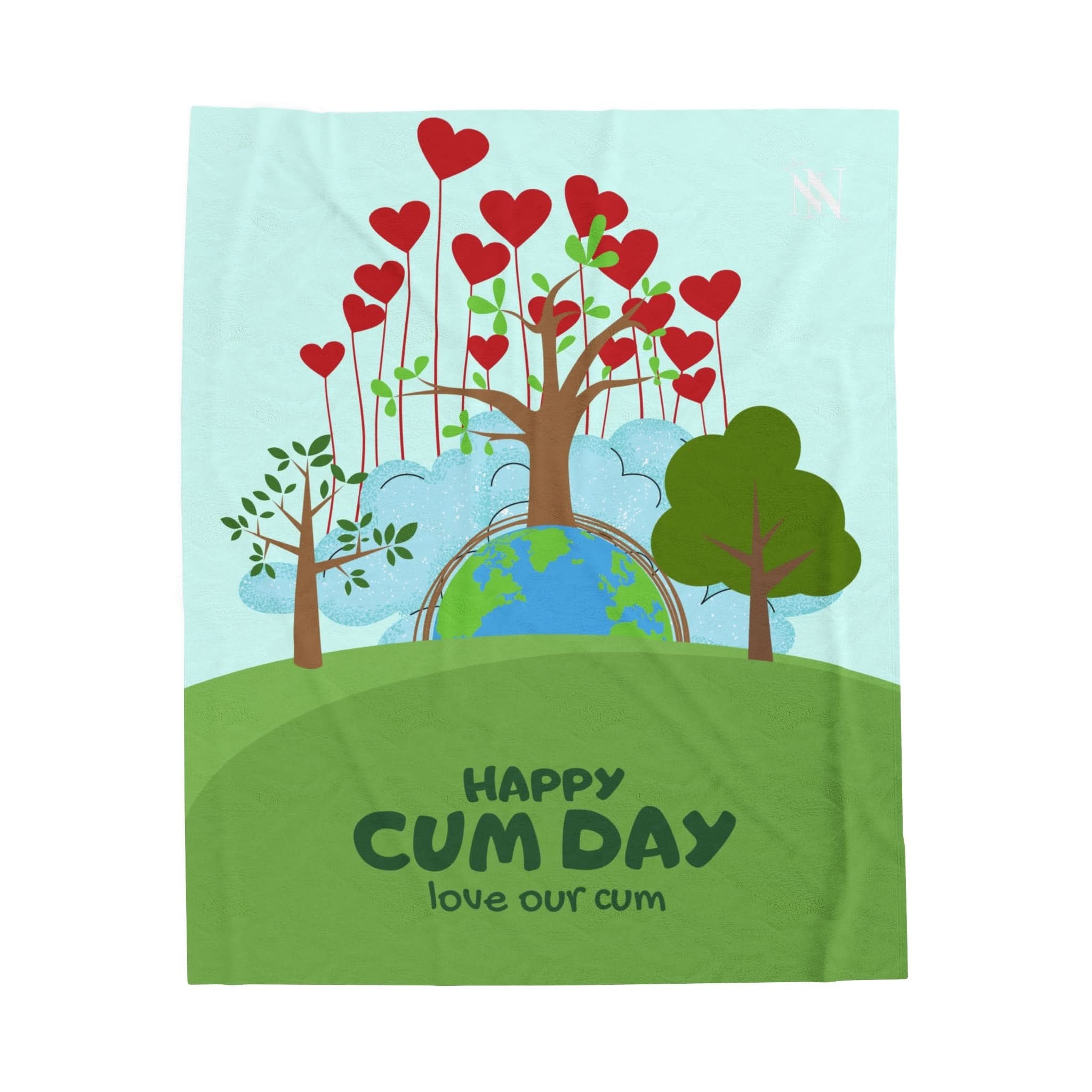 Happy Cum Day | Mix & Match Fun-Flirty Loversā Blankets