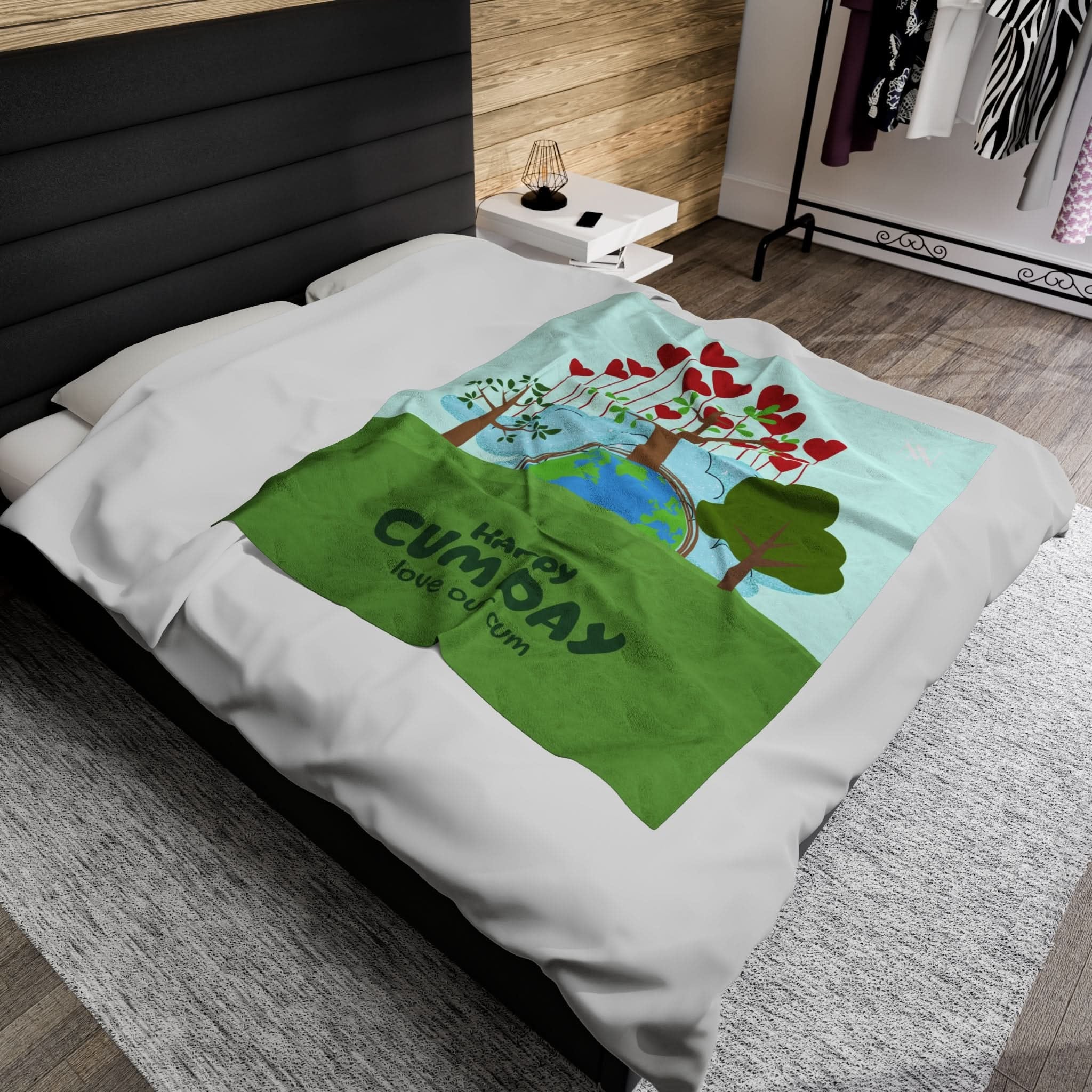 Happy Cum Day | Mix & Match Fun-Flirty Loversā Blankets