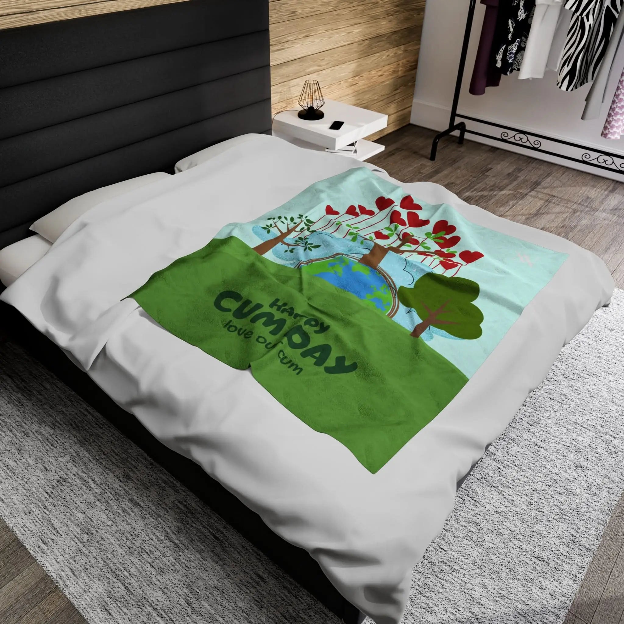Happy Cum Day | Mix & Match Fun-Flirty Lovers’ Blankets