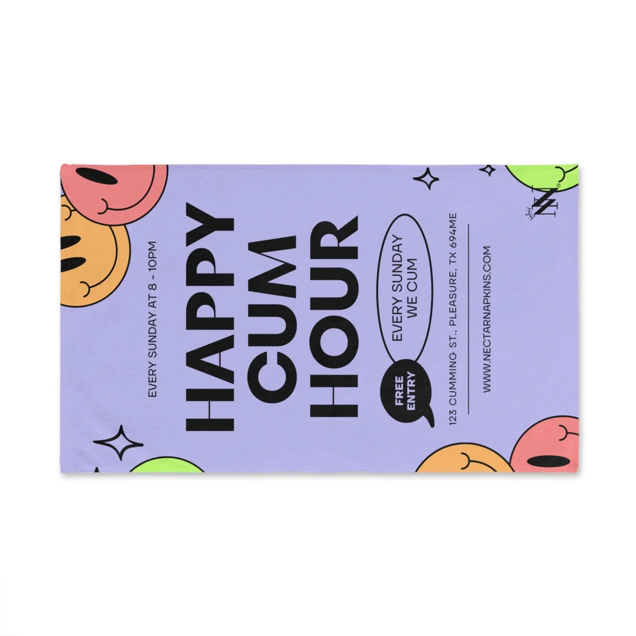 Happy Cum Hour | Mix & Match Original Fun-Flirty Lovers’ Towels