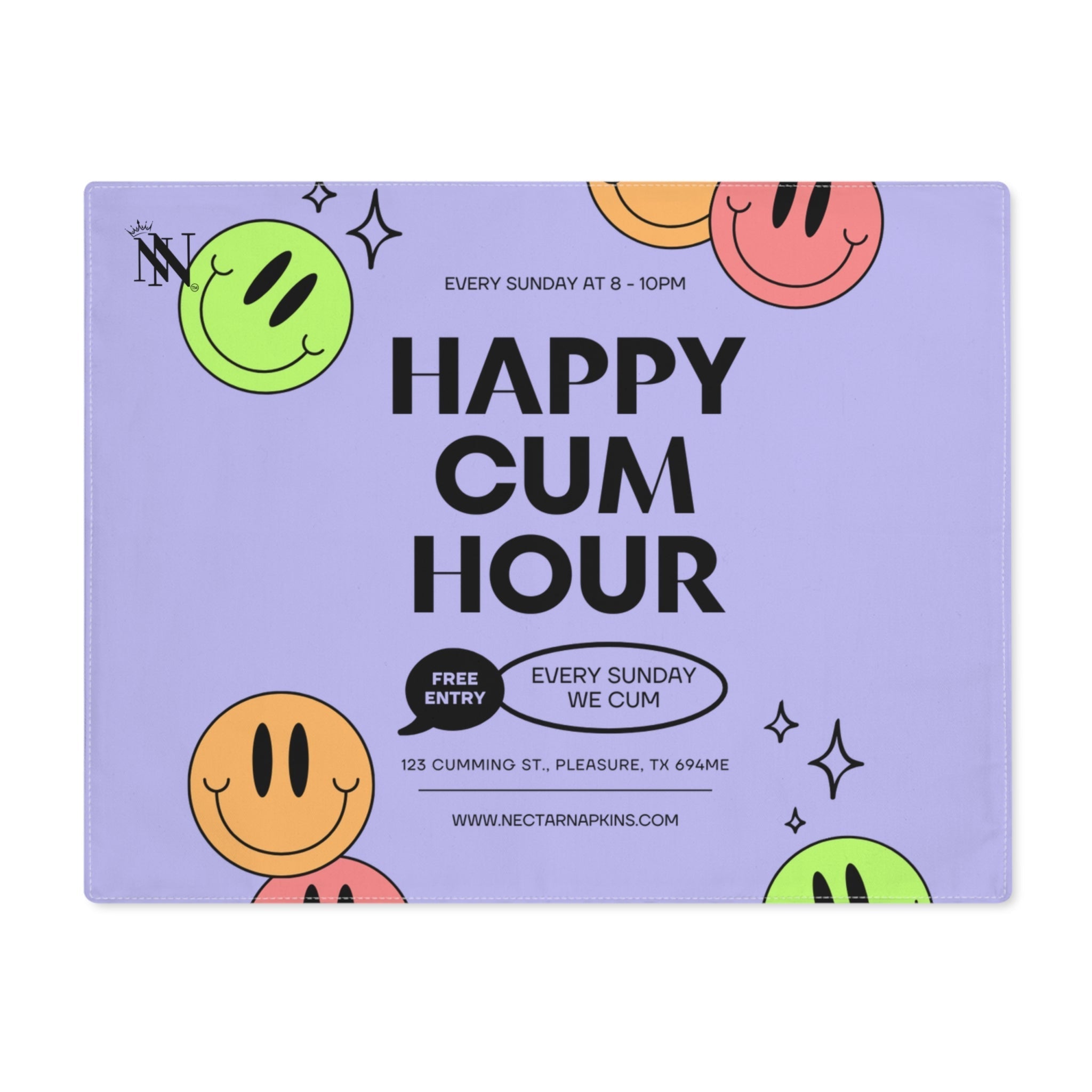 Happy Cum Hour | Mix & Match Playful Fun-Flirty Lovers’ Toy Mats