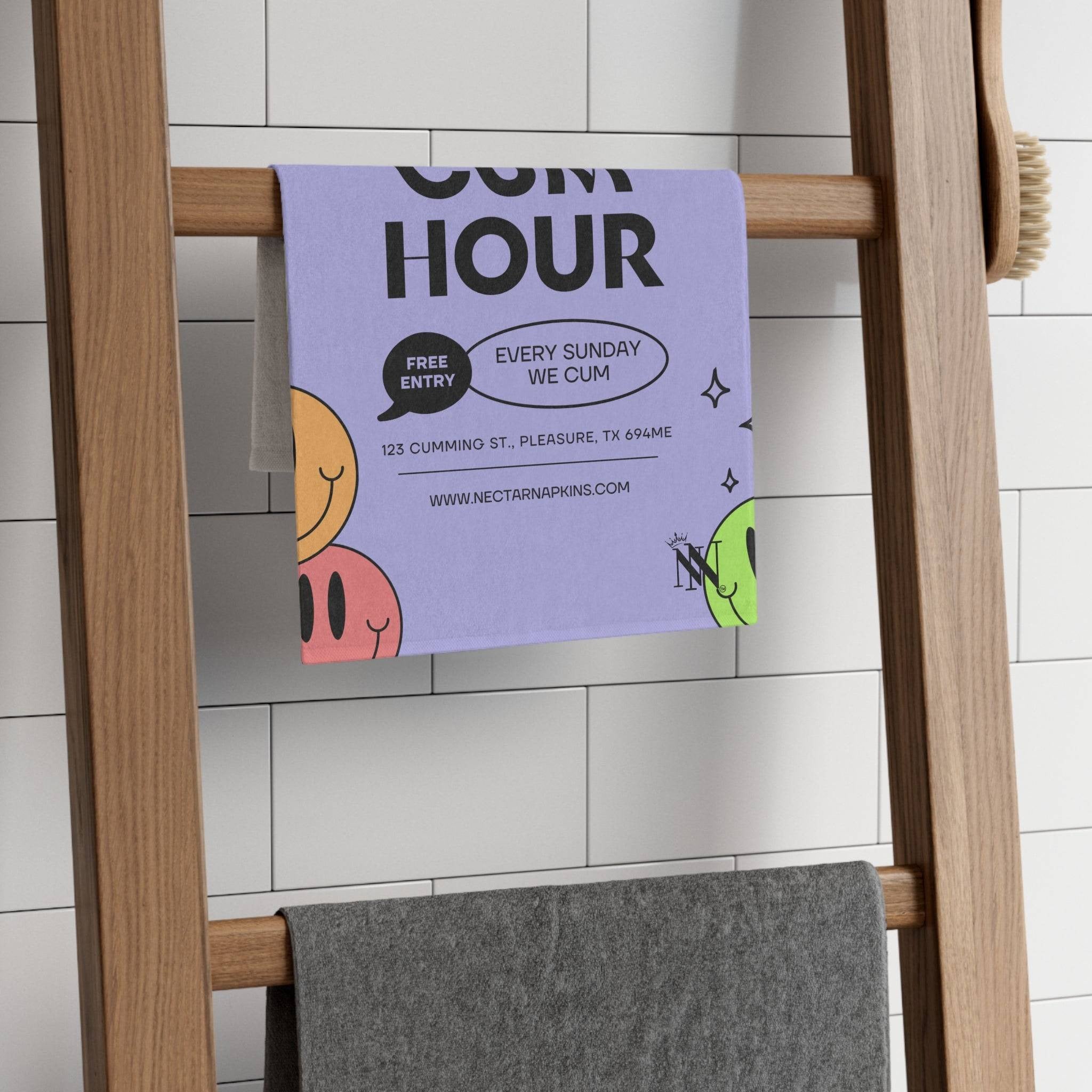 Happy Cum Hour | Mix & Match Soft Fun-Flirty Lovers’ Towels
