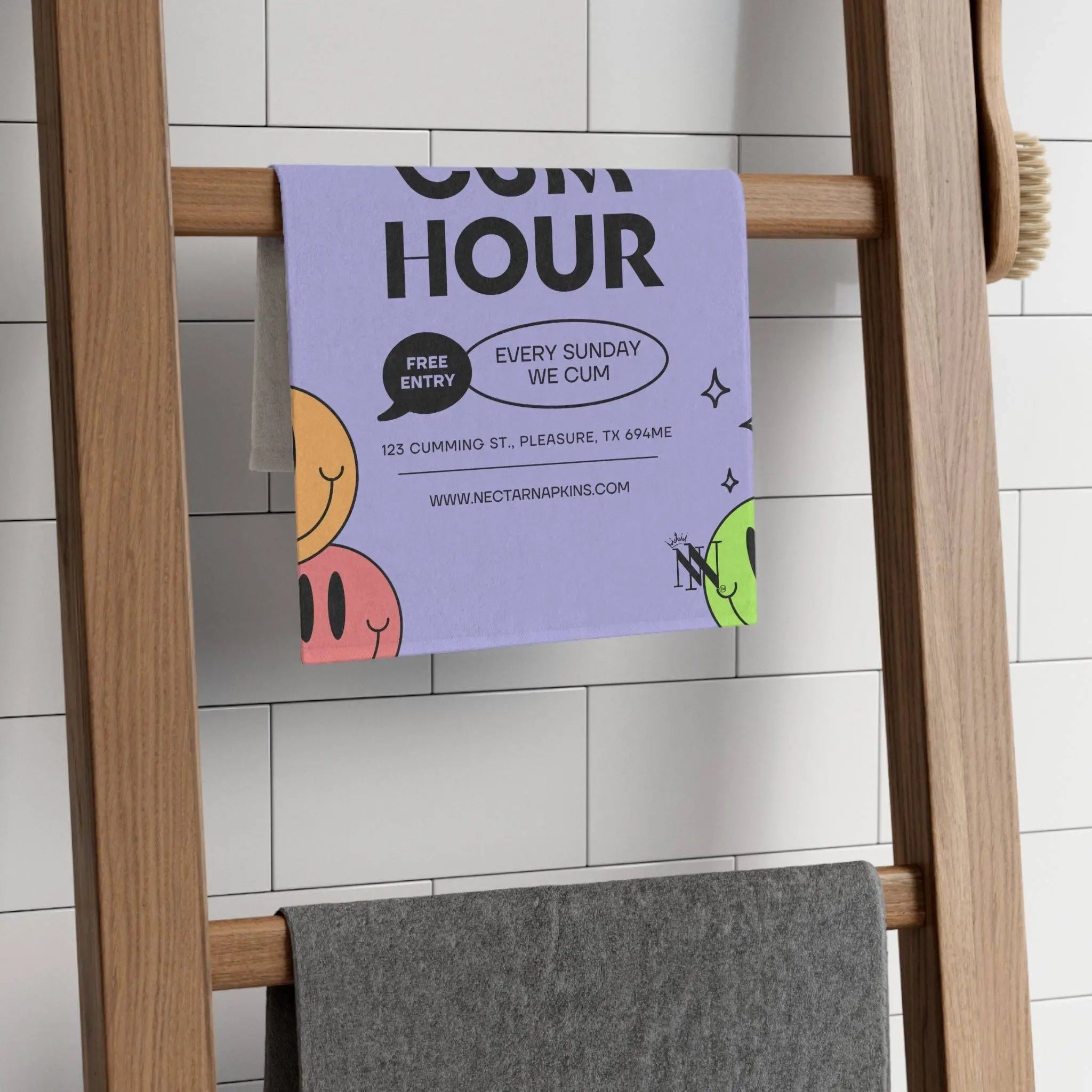 Happy Cum Hour | Mix & Match Soft Fun-Flirty Lovers’ Towels