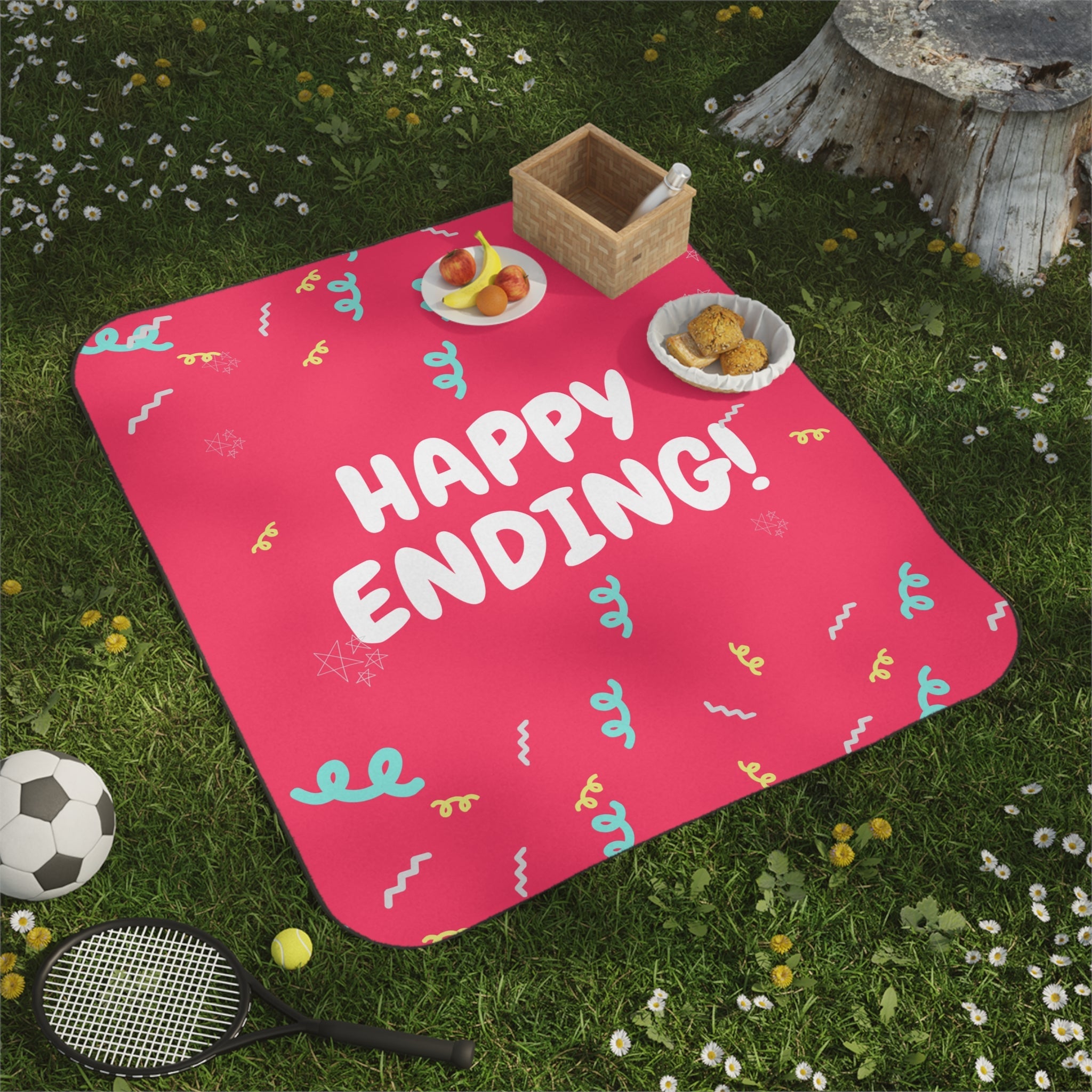 Happy Ending! | Mix Match Fun-Flirty Lovers’ Water-Resistant Blankets