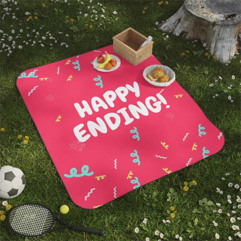 Happy Ending! | Mix Match Fun-Flirty Lovers’ Water-Resistant Blankets