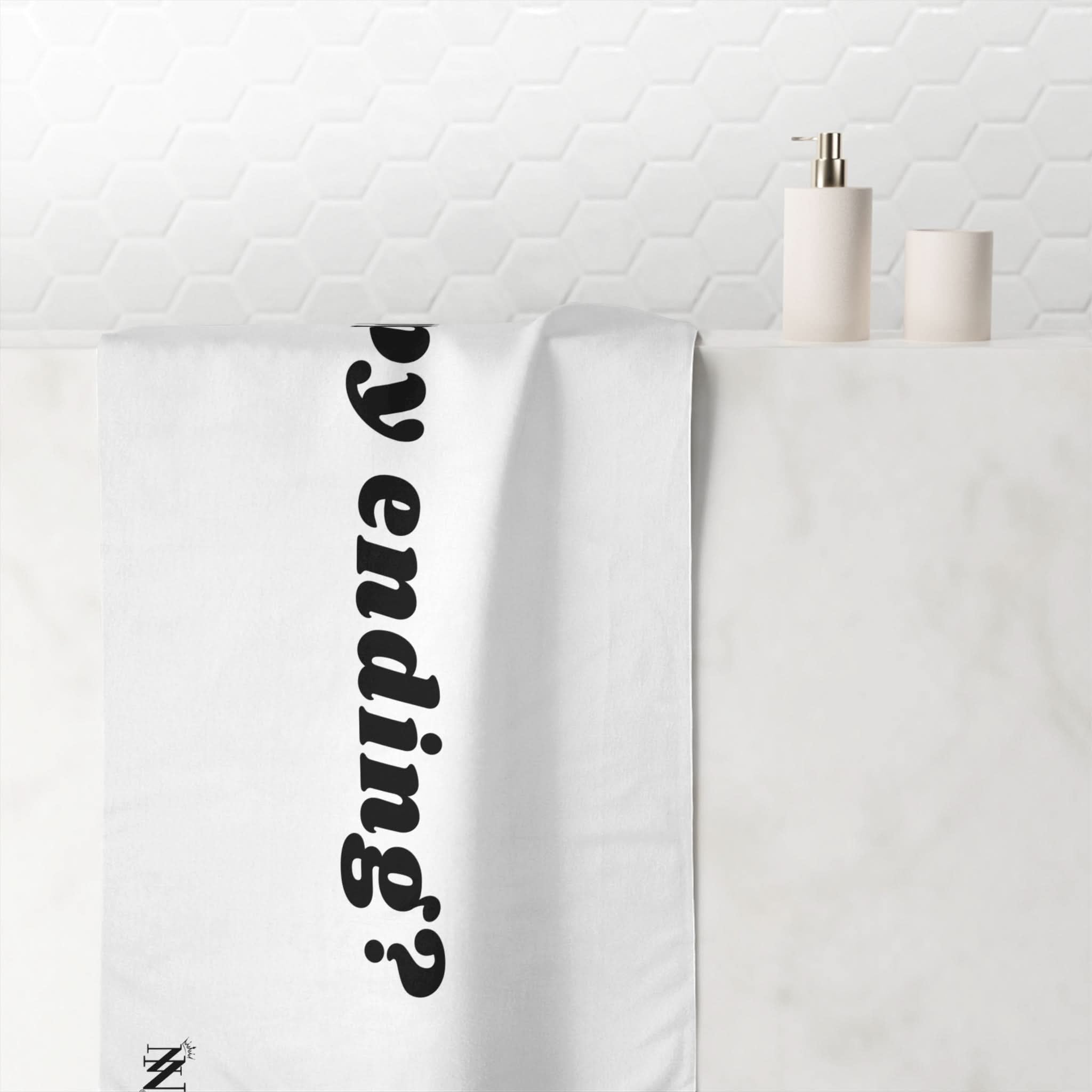 Happy Ending? | Mix & Match Naughty XL Fun-Flirty Lovers’ Towels