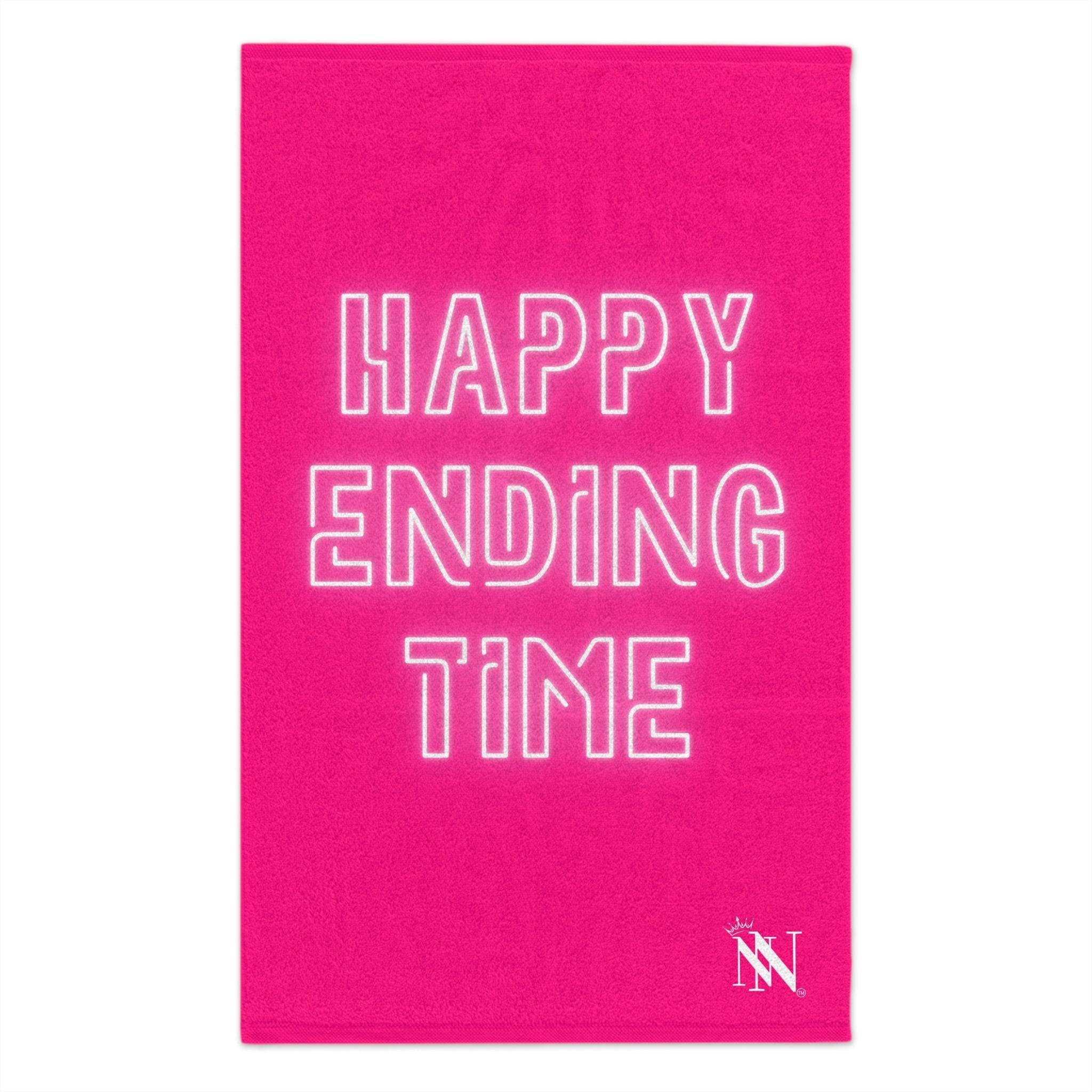 Happy Ending Time Pink Mix & Match Soft Sex Towels | Naughty Lovers’ Gifts