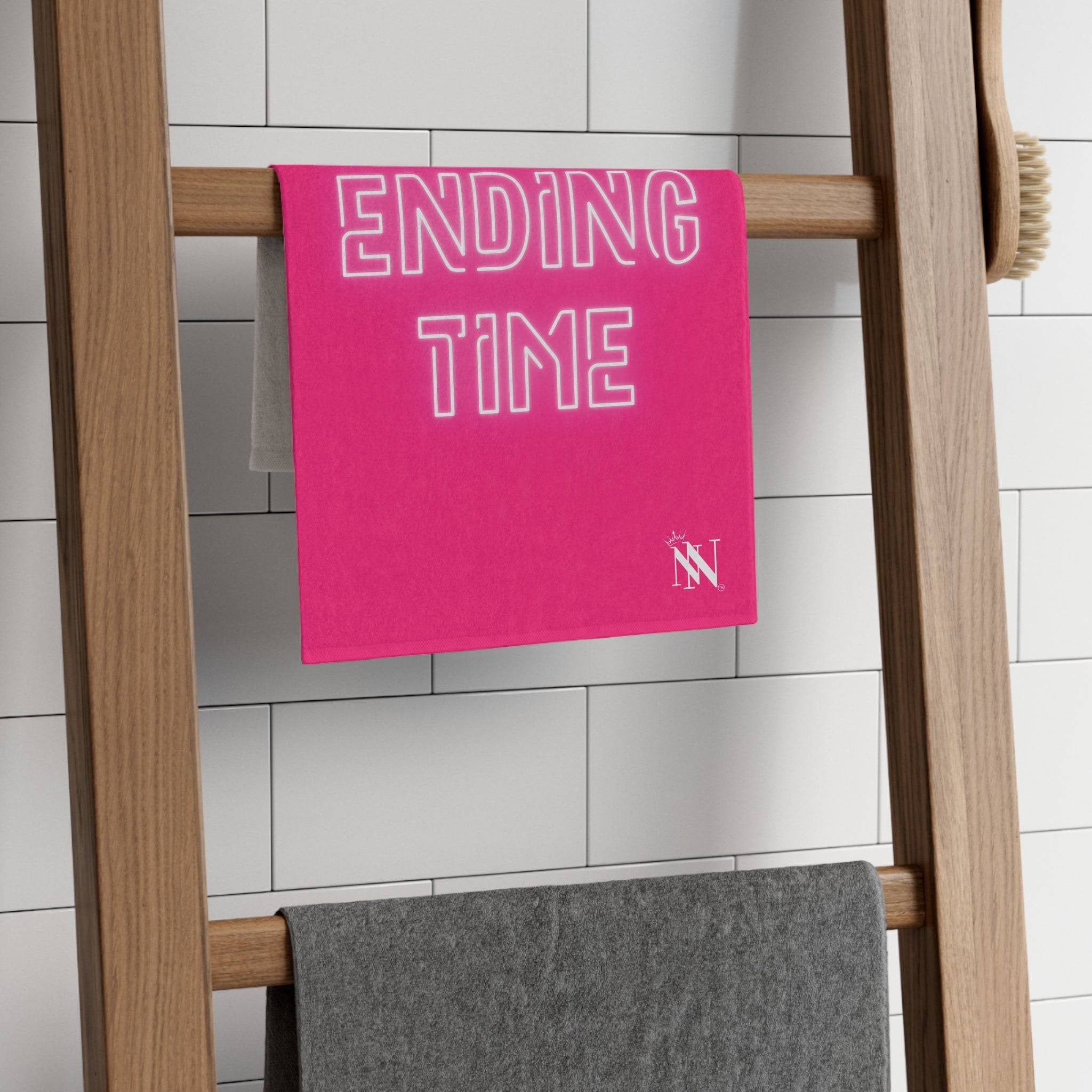 Happy Ending Time Pink Mix & Match Soft Sex Towels | Naughty Lovers’ Gifts