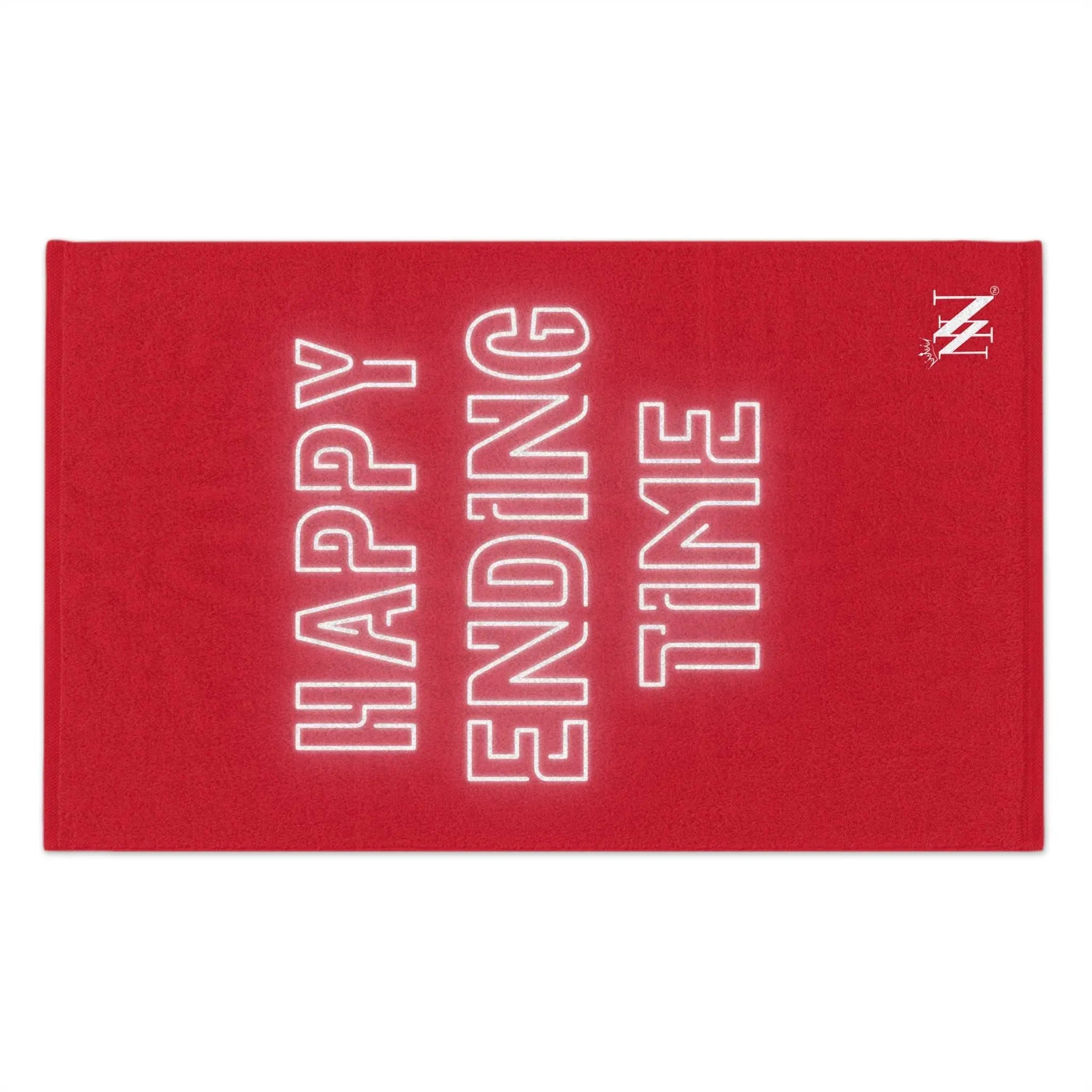 Happy Ending Time Red Mix & Match Soft Sex Towels | Naughty Lovers’ Gifts
