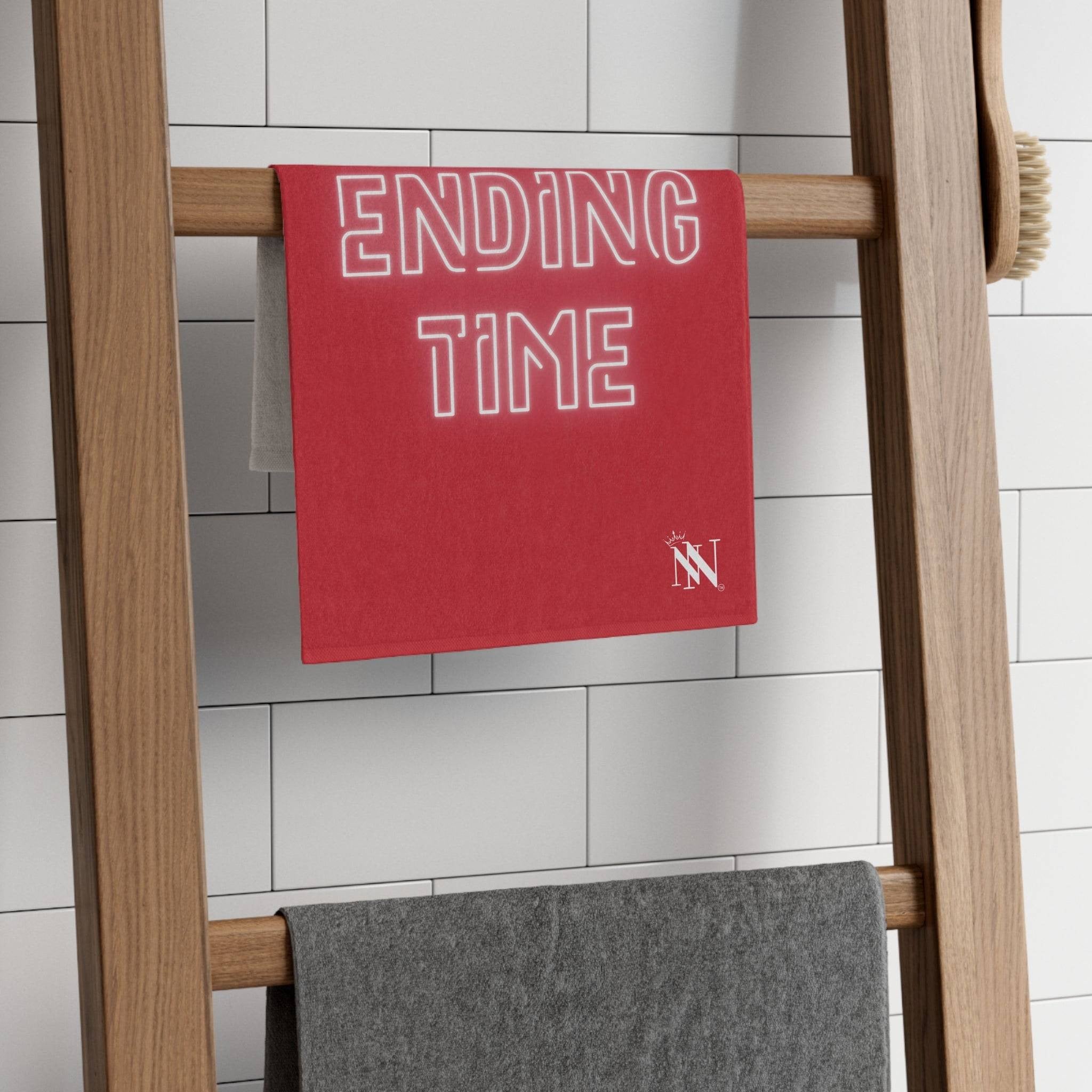 Happy Ending Time Red Mix & Match Soft Sex Towels | Naughty Lovers’ Gifts