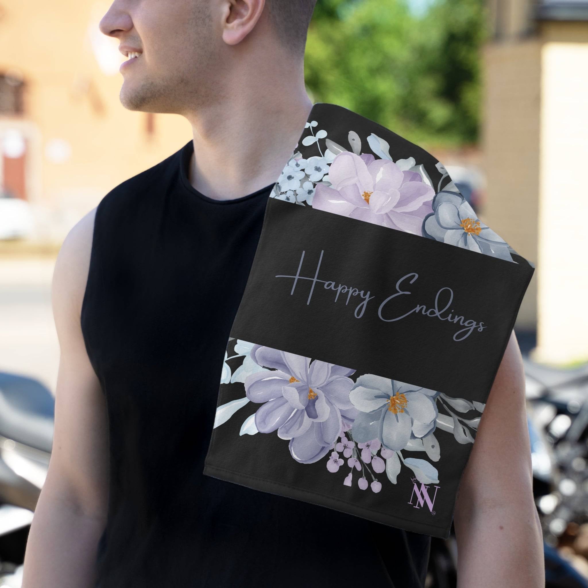 Happy Endings Floral Mix & Match Soft Fun-Flirty Lovers’ Towels