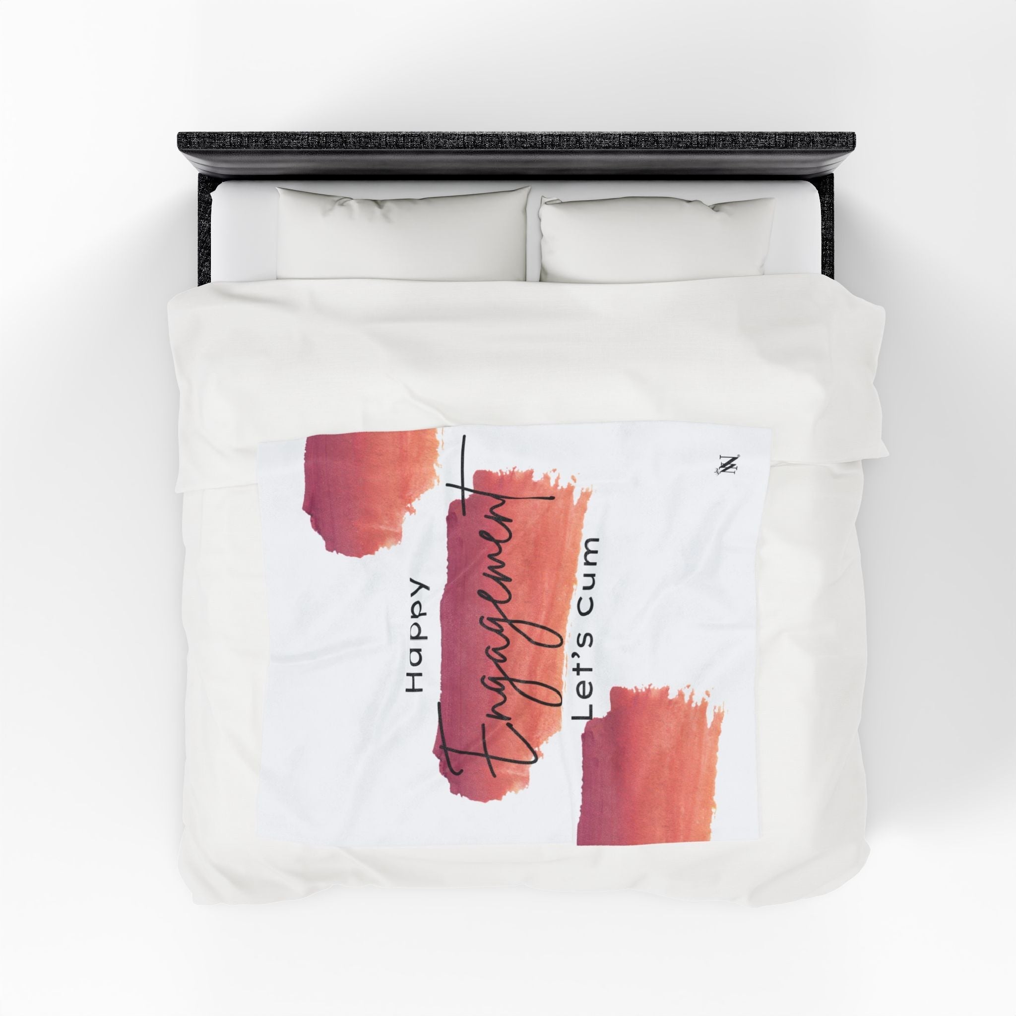 Happy Engagement Let’s Cum | Mix & Match Fun-Flirty Lovers’ Blankets