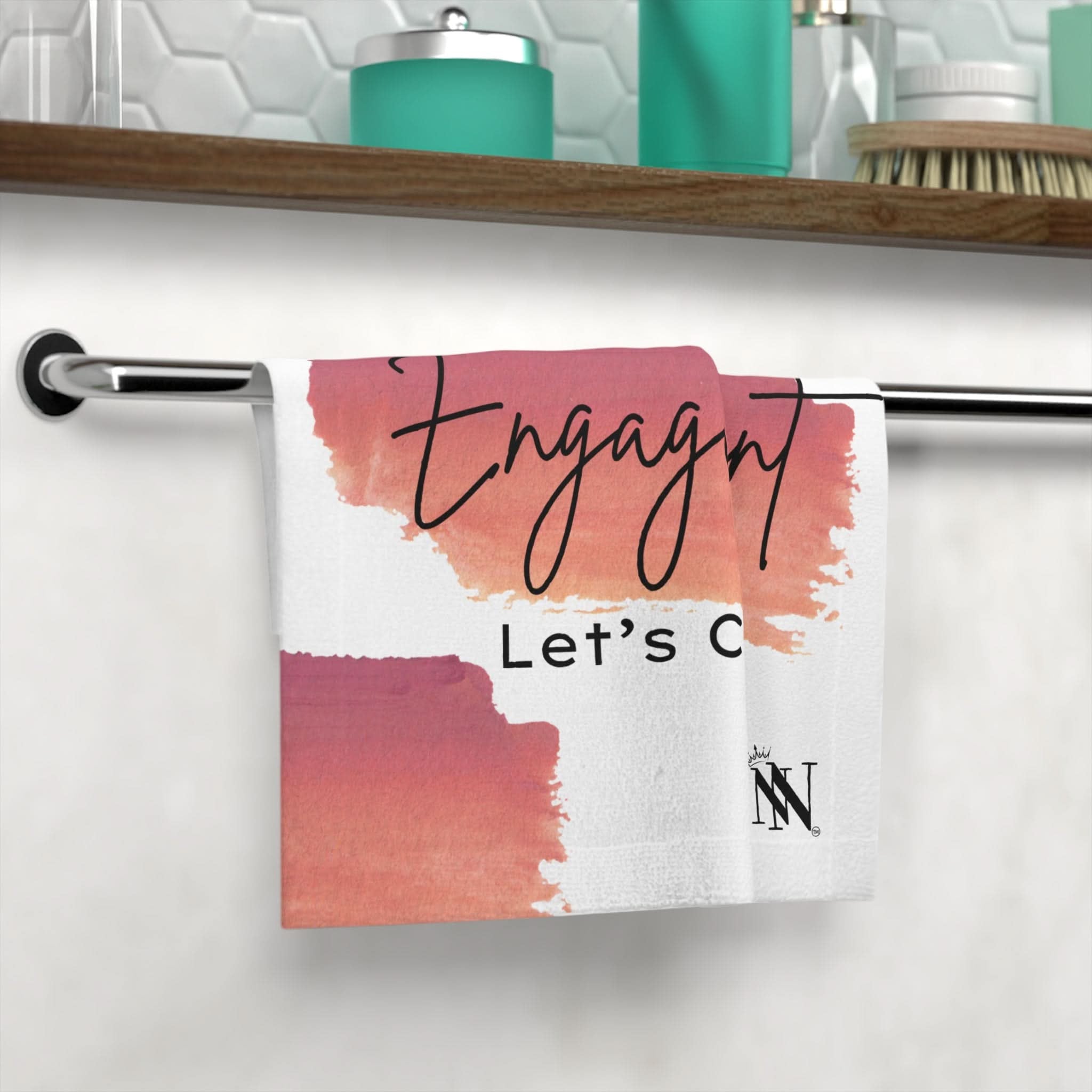 Happy Engagement Let’s Cum | Mix & Match Lils’ Fun-Flirty Lovers’ Towels