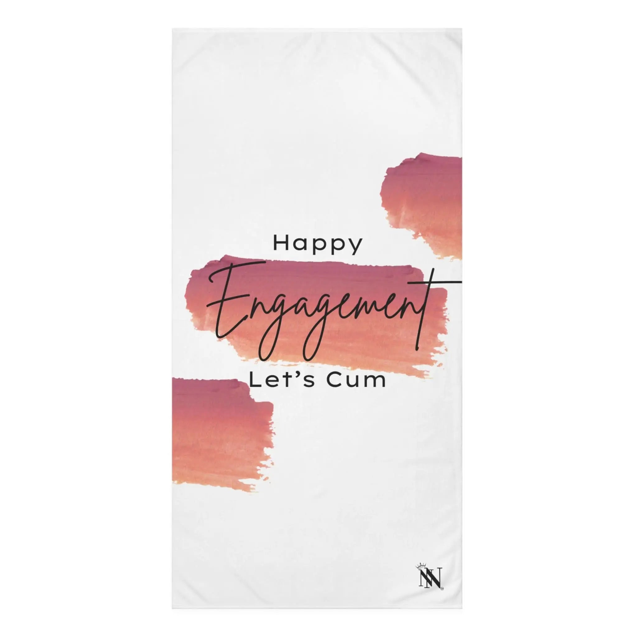 Happy Engagement Let’s Cum | Mix & Match Naughty XL Fun-Flirty Lovers’ Towels
