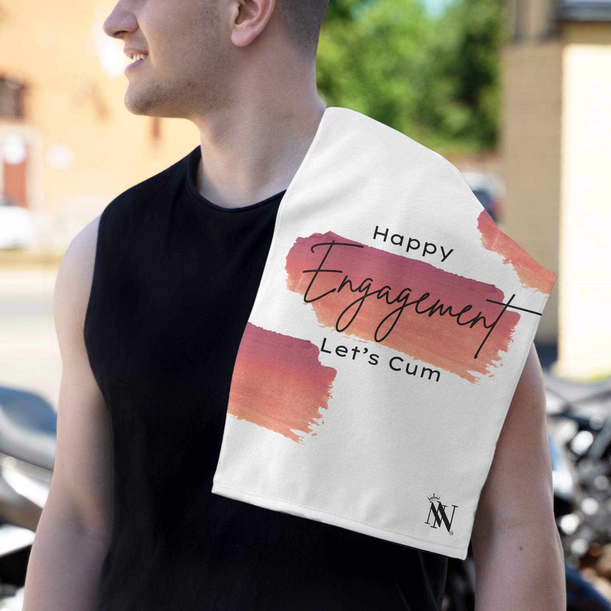 Happy Engagement Let’s Cum | Mix & Match Soft Fun-Flirty Lovers’ Towels