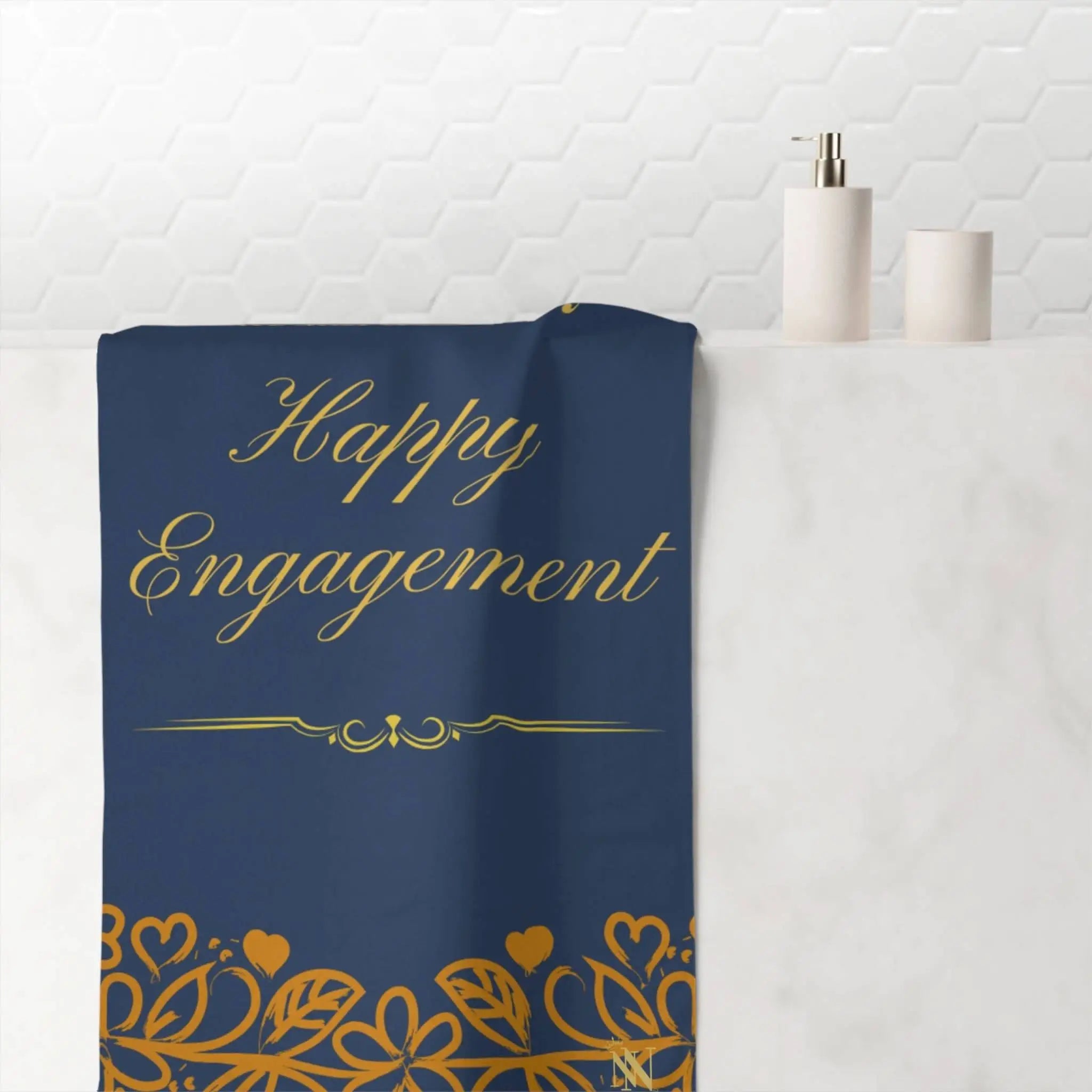 Happy Engagement | Mix & Match Naughty XL Fun-Flirty Lovers’ Towels