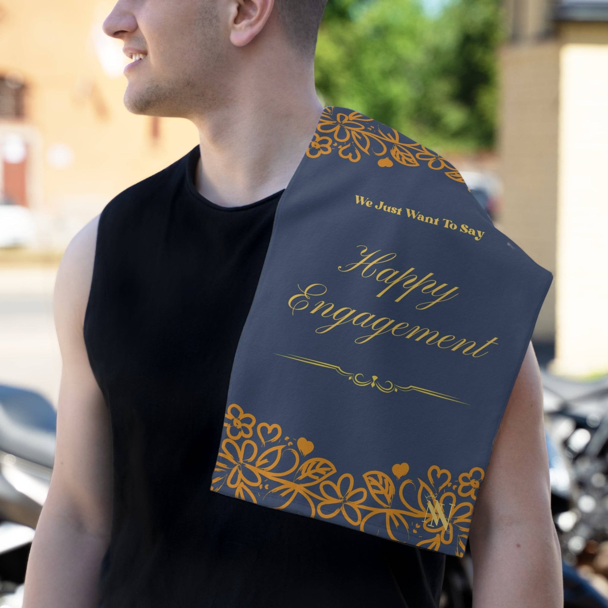 Happy Engagement | Mix & Match Soft Fun-Flirty Lovers’ Towels