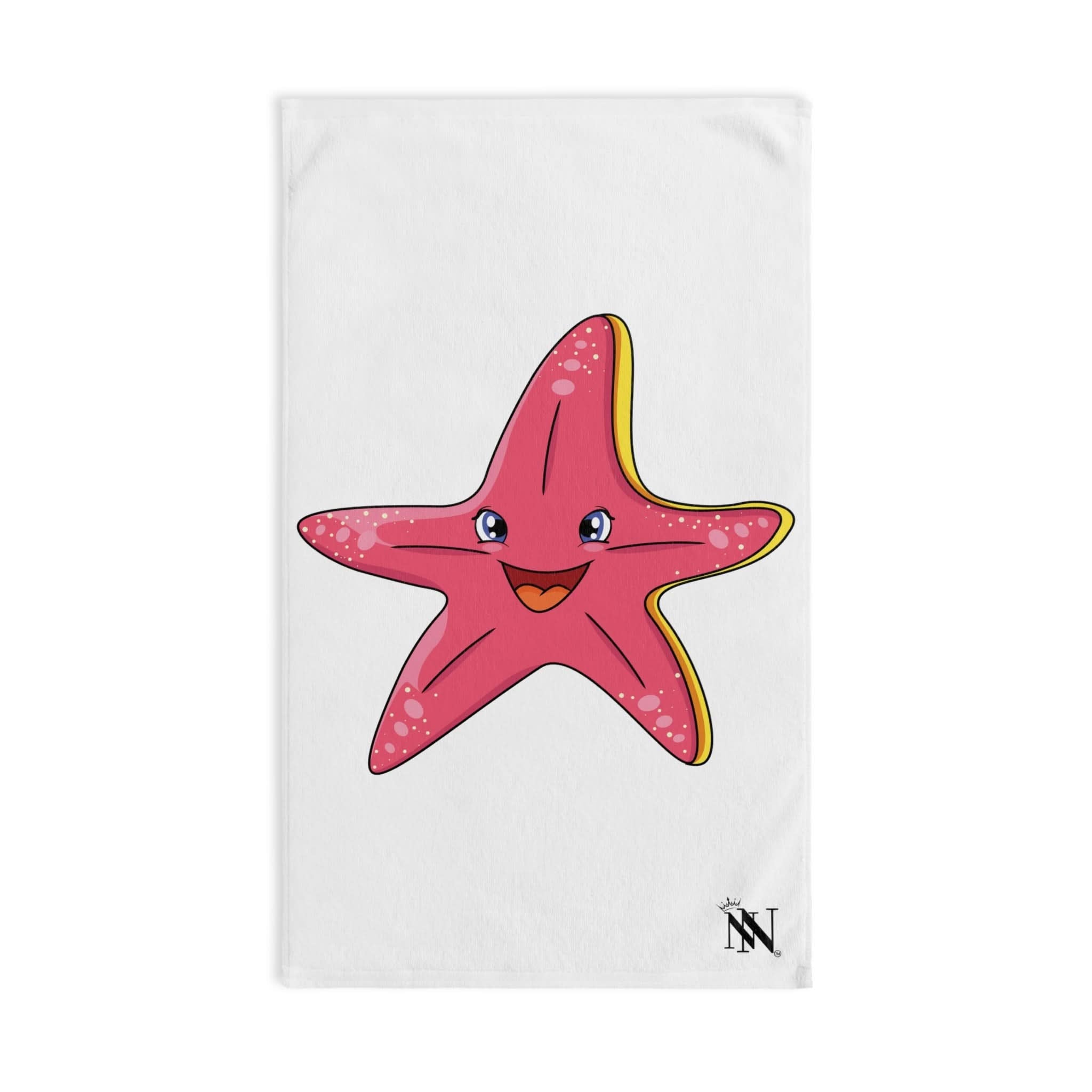 Happy Pink Starfish | Mix & Match Original Fun-Flirty Lovers’ Towels