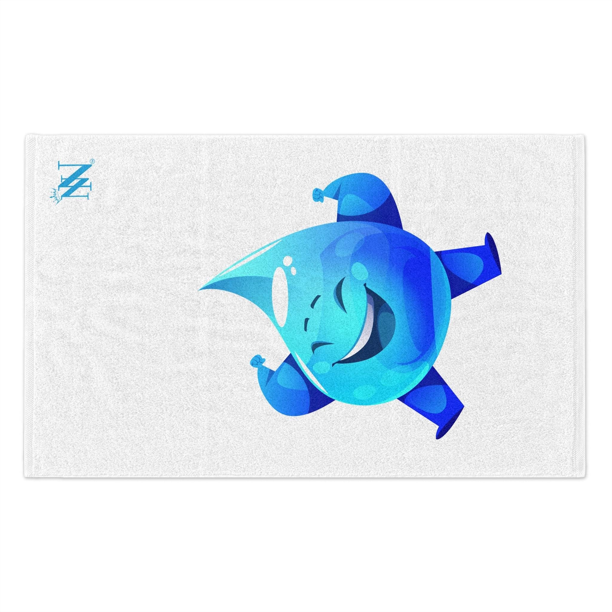Happy Rain Drop White Mix & Match Soft Sex Towels | Naughty Loversâ Gifts