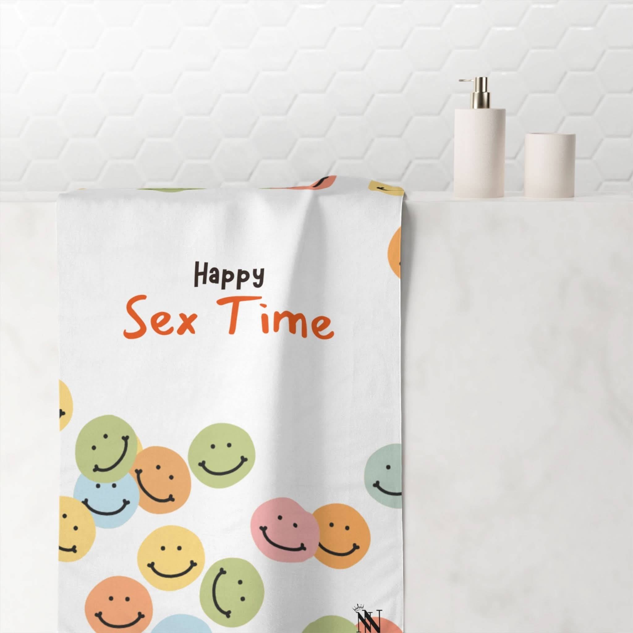 Happy Sex Time | Mix & Match Naughty XL Fun-Flirty Lovers’ Towels