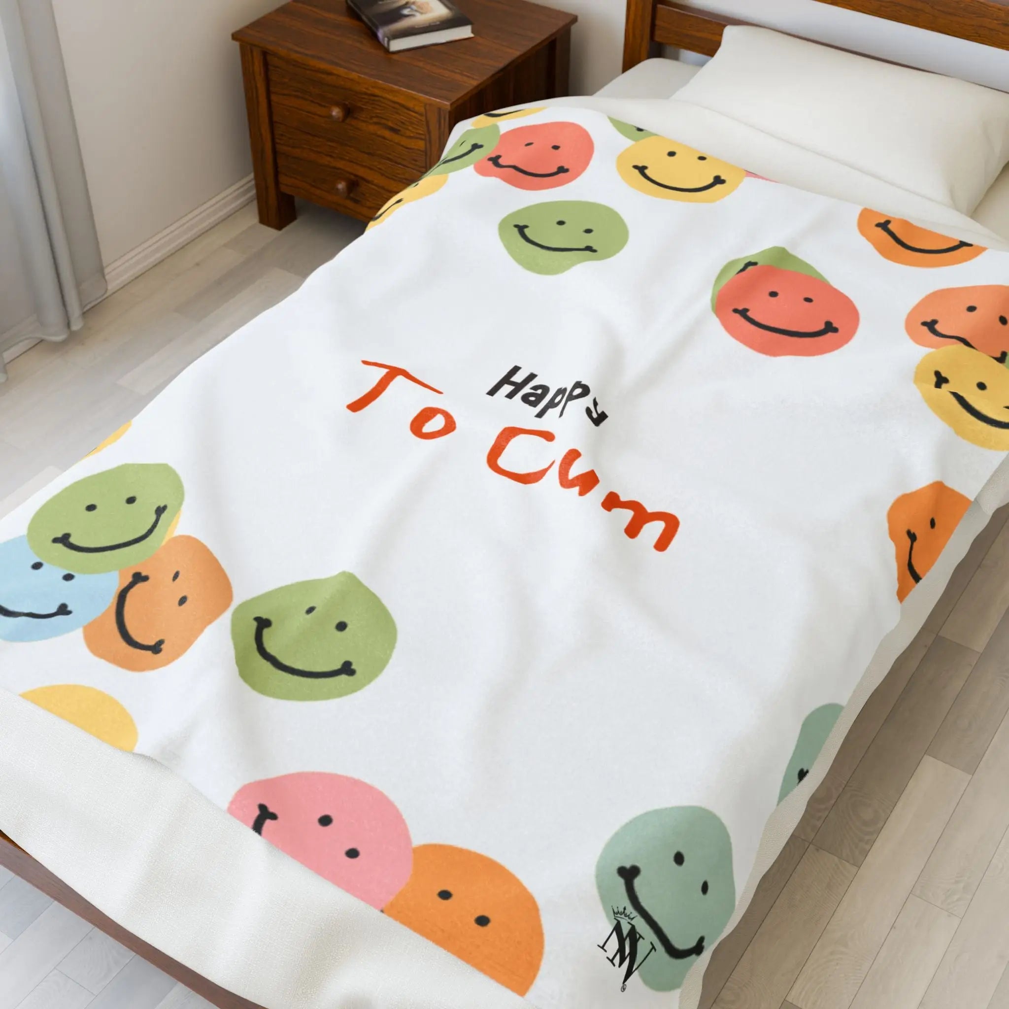 Happy To Cum | Mix & Match Fun Flirty Lovers’ Blankets