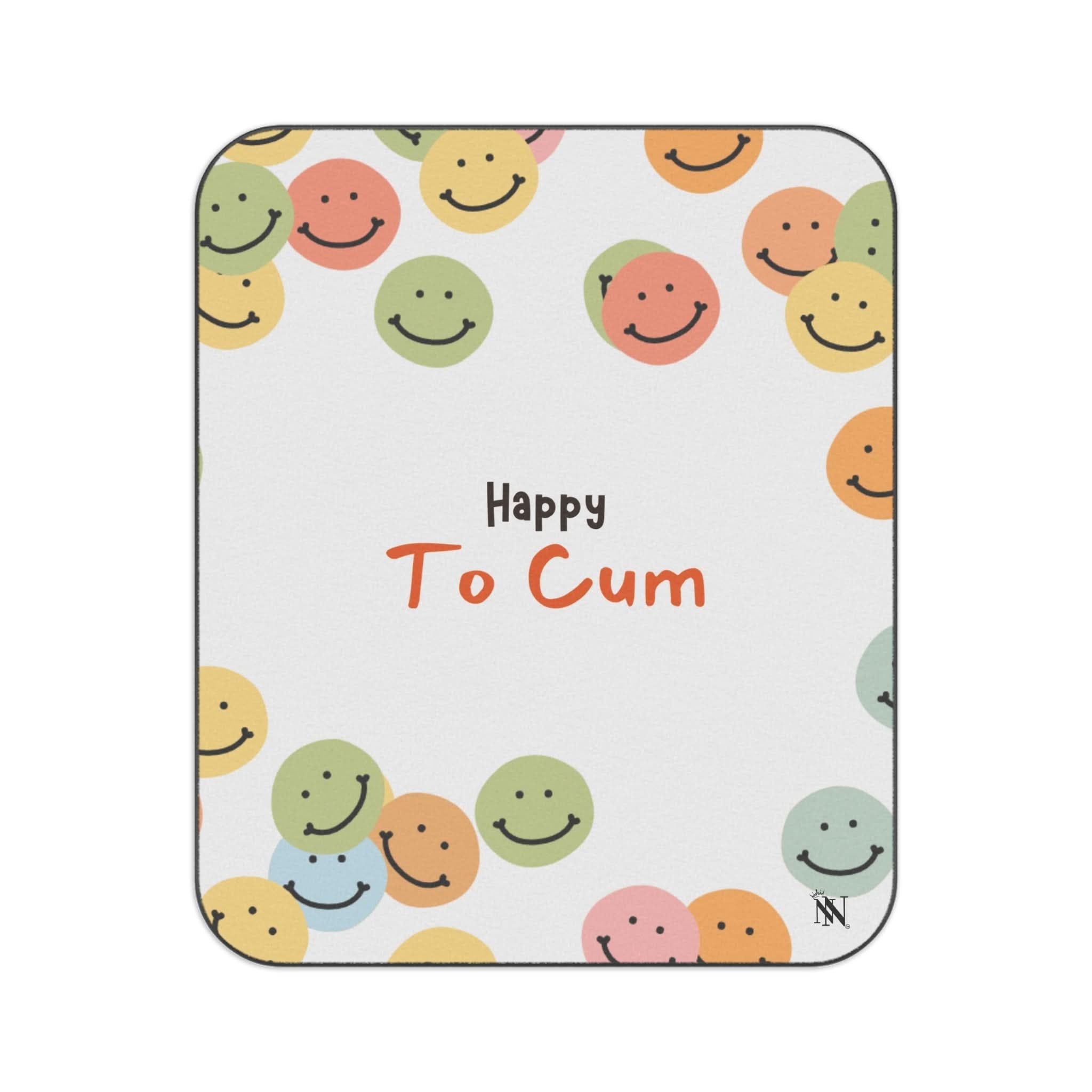 Happy To Cum | Mix Match Fun-Flirty Lovers’ Water-Resistant Blankets