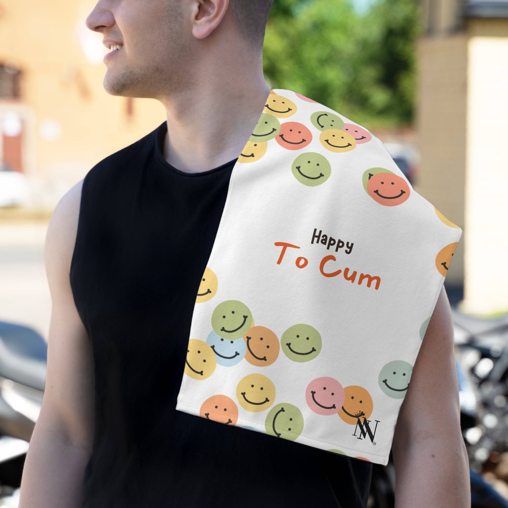 Happy to Cum | Mix & Match Soft Fun-Flirty Lovers’ Towels