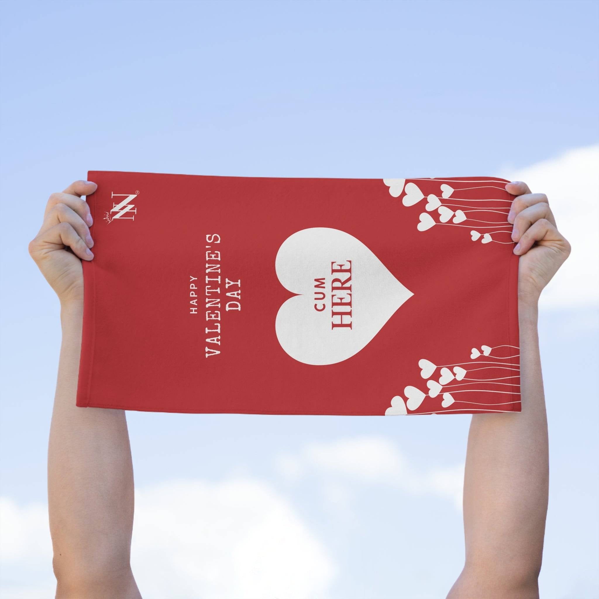 Happy Valentine’s Day Cum Here | Mix & Match Fun-Flirty Lovers’ Towels