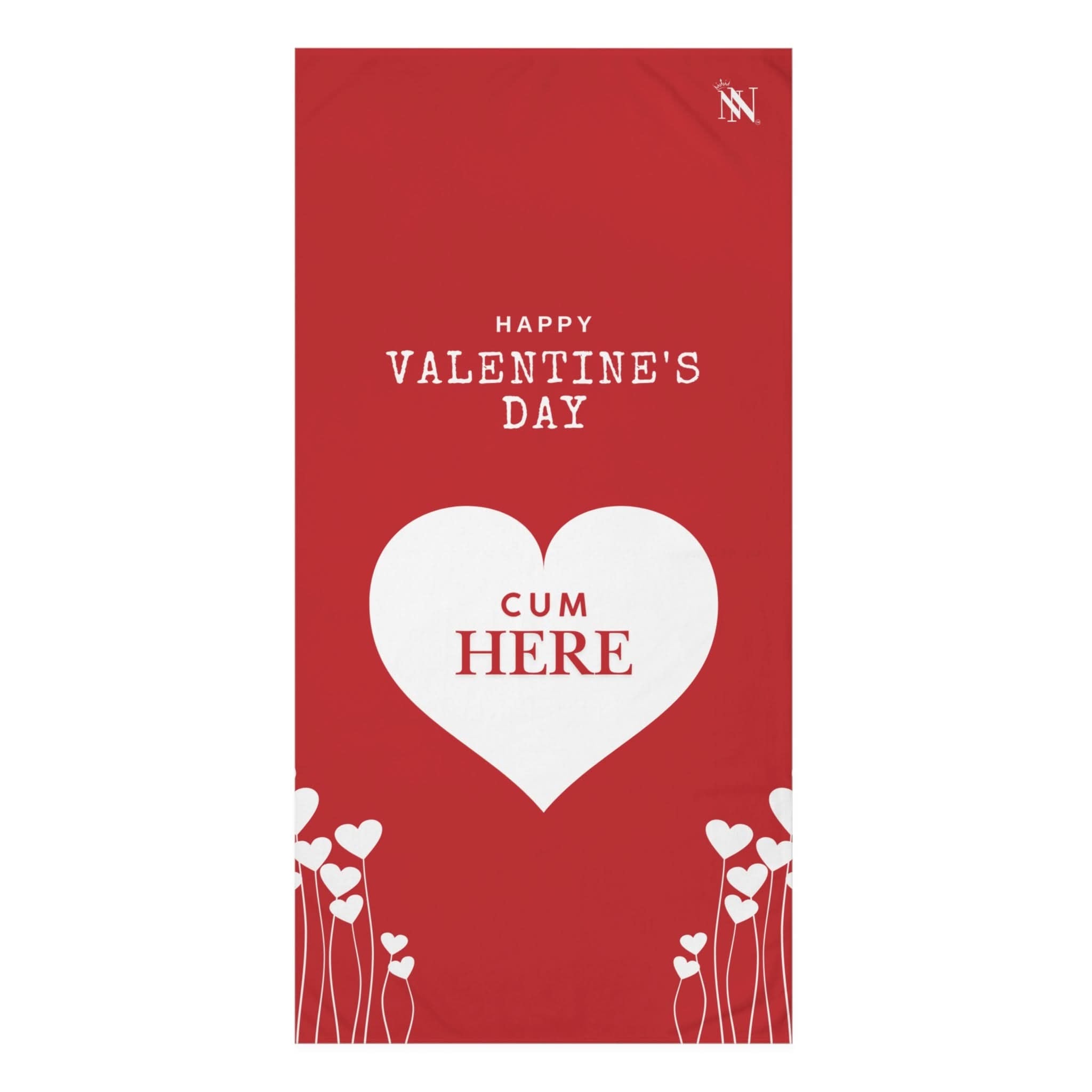Happy Valentine’s Day Cum Here | Mix & Match Naughty XL Fun-Flirty Lovers’ Towels