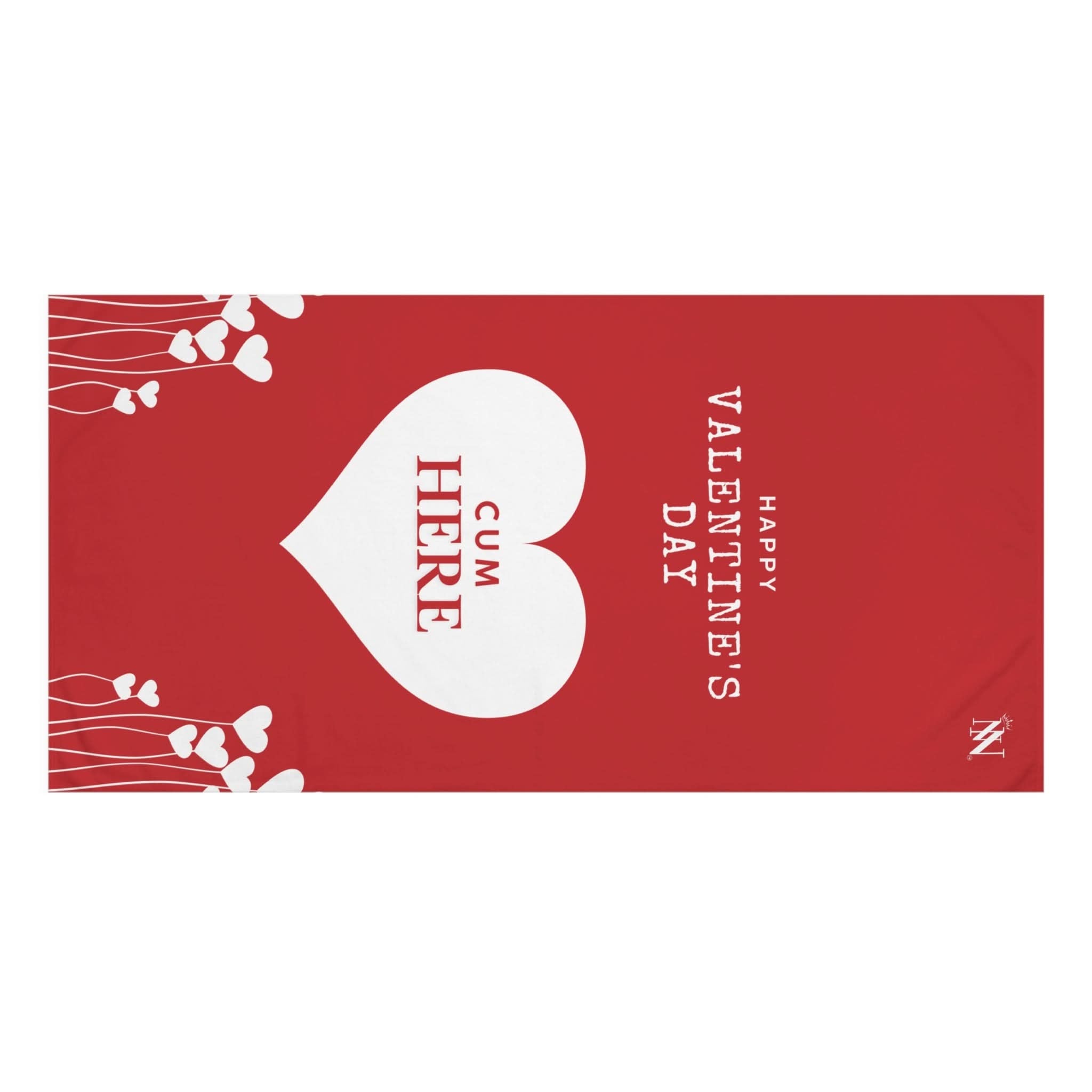Happy Valentine’s Day Cum Here | Mix & Match Naughty XL Fun-Flirty Lovers’ Towels