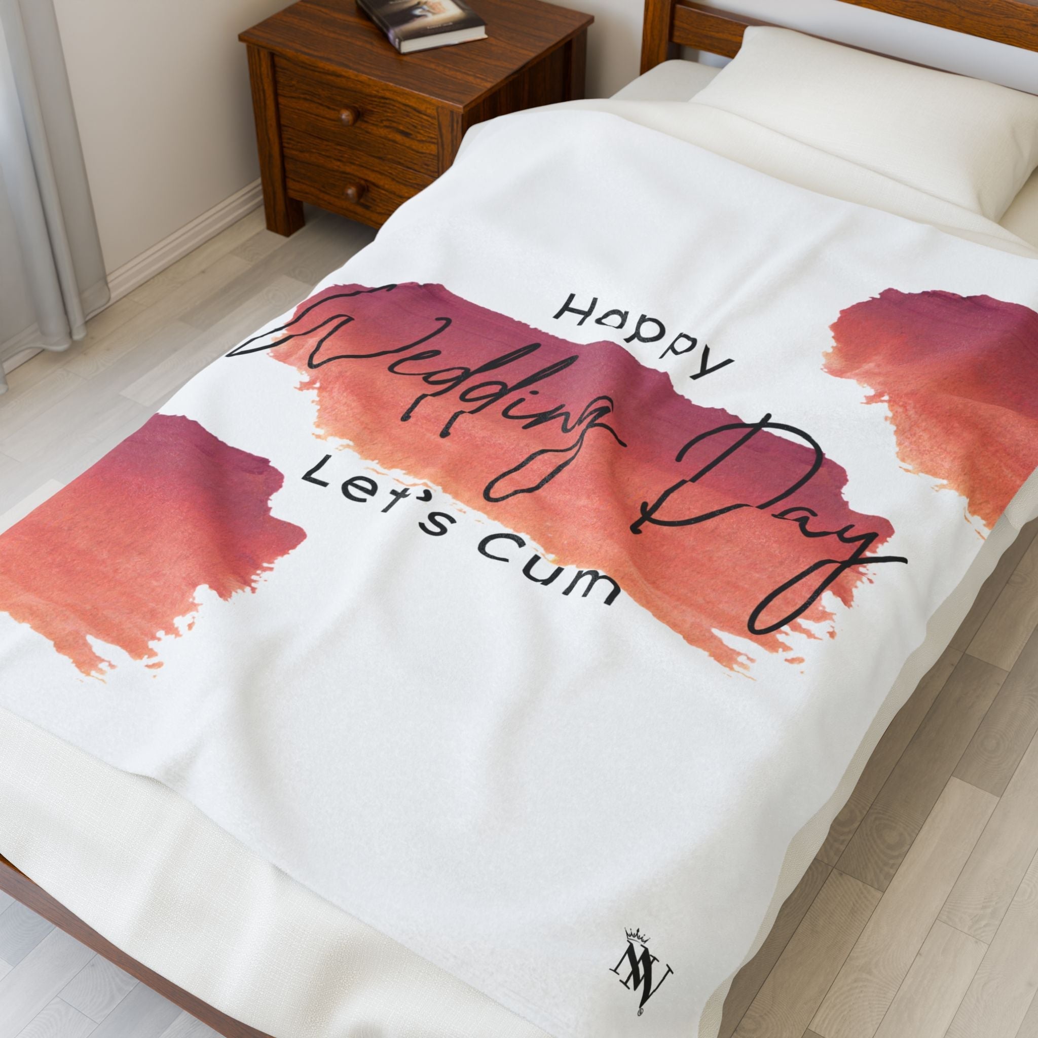 Happy Wedding Day Let’s Cum | Mix & Match Fun-Flirty Lovers’ Blankets