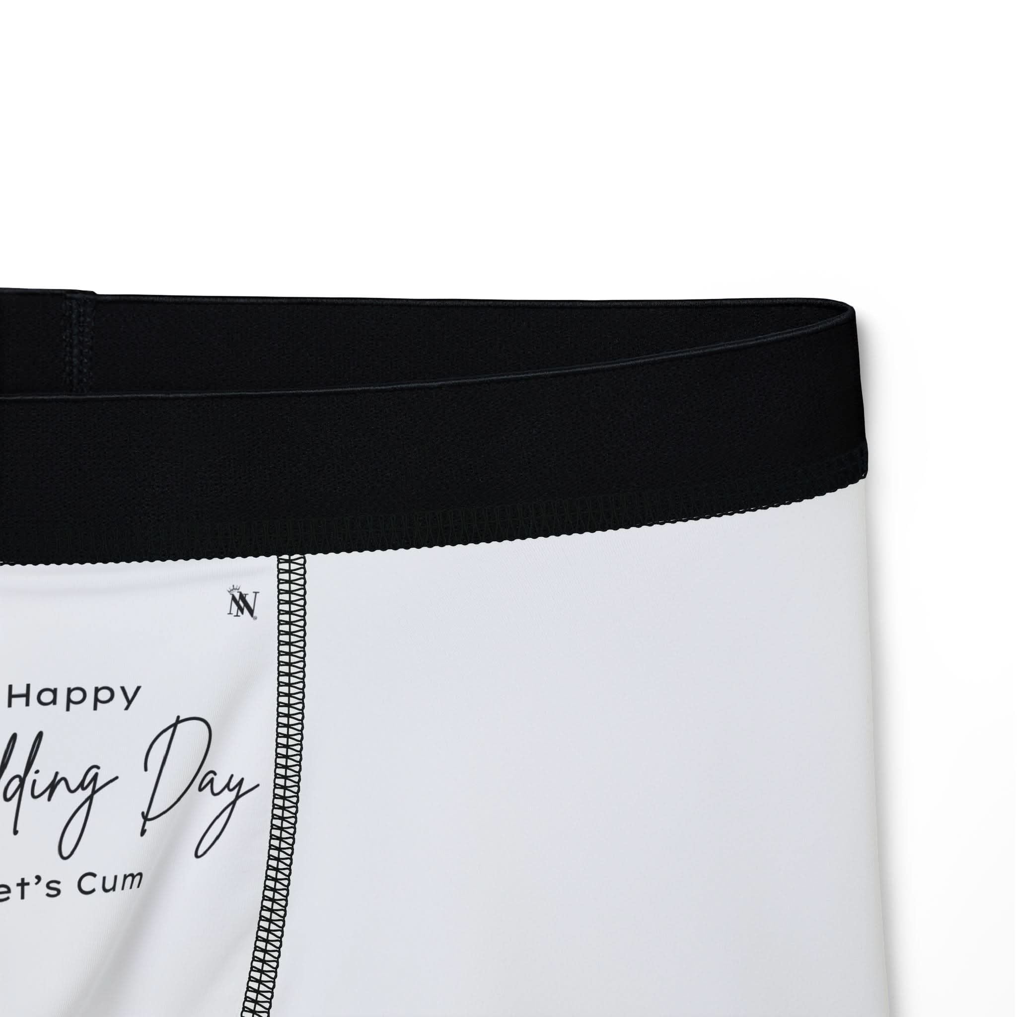 Happy Wedding Day Let’s Cum | Mix & Match Fun-Flirty Lovers’ Boxer Briefs