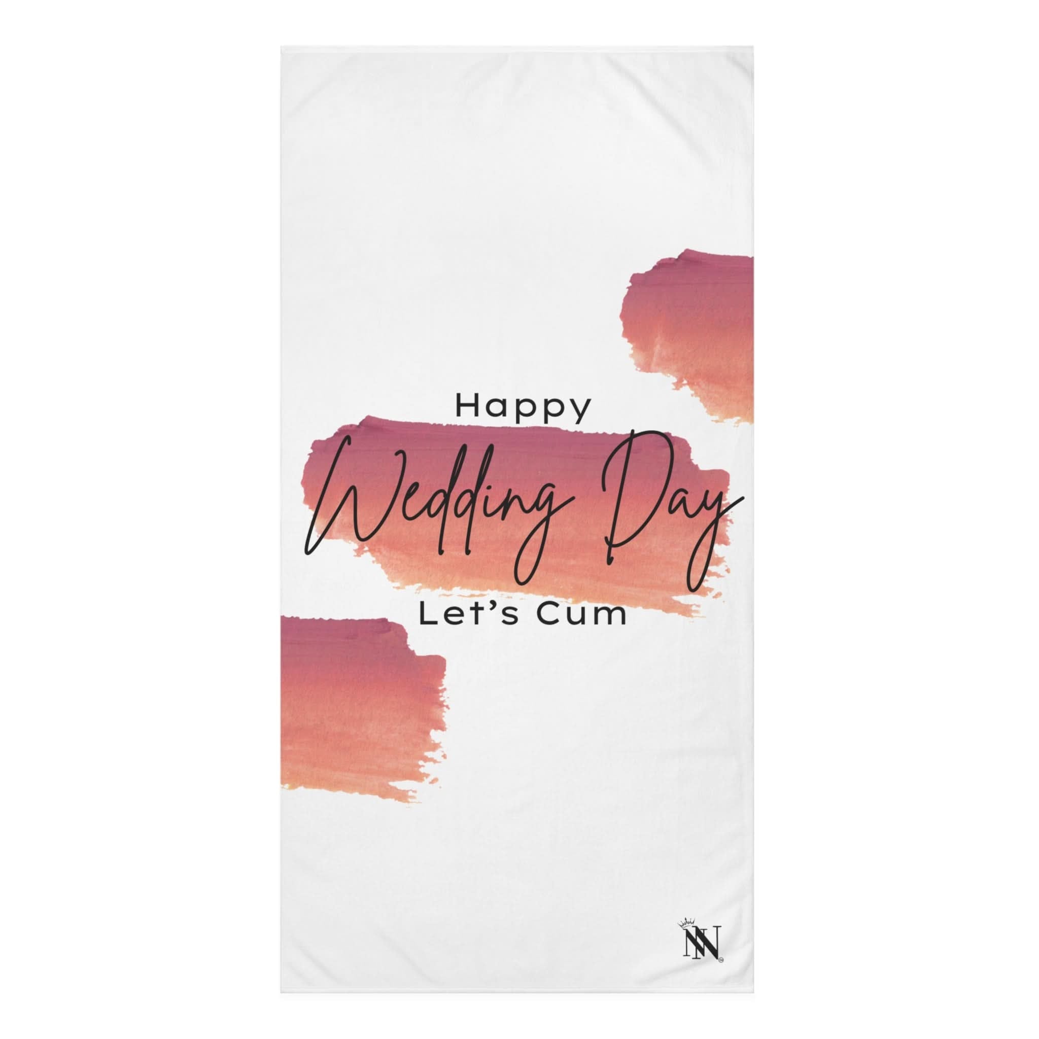 Happy Wedding Day Let’s Cum | Mix & Match Naughty XL Fun-Flirty Lovers’ Towels