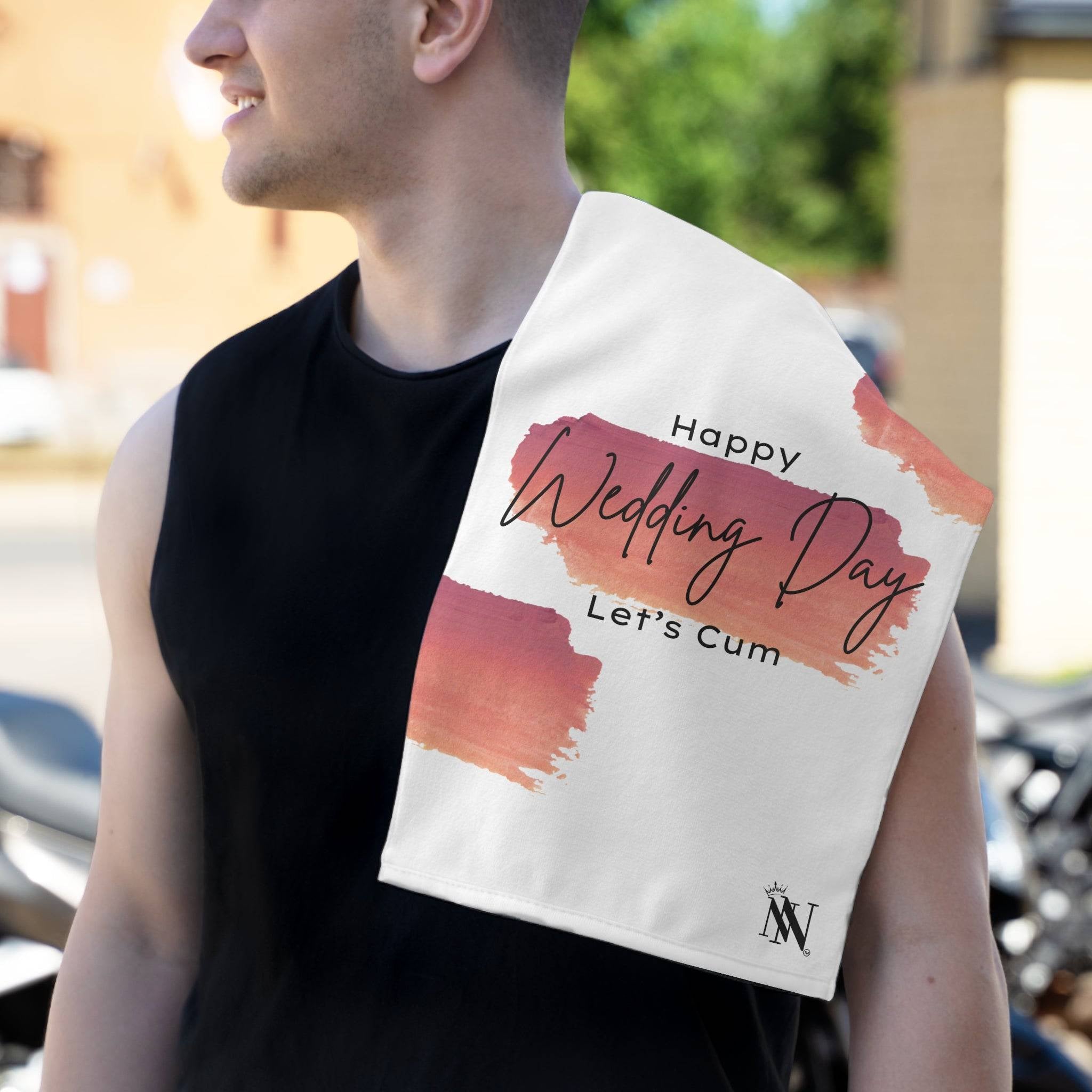 Happy Wedding Day Let’s Cum | Mix & Match Soft Fun-Flirty Lovers’ Towels