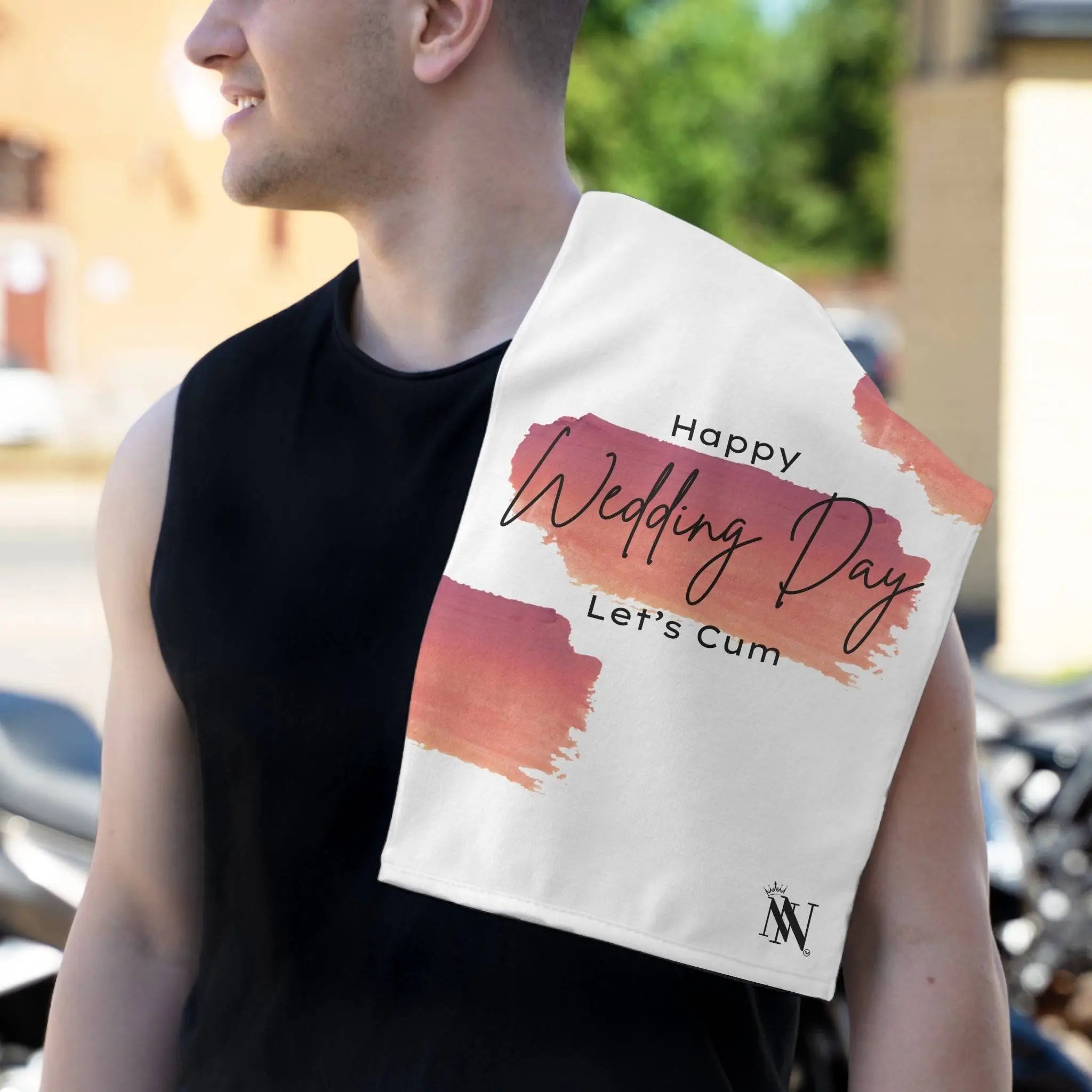 Happy Wedding Day Let’s Cum | Mix & Match Soft Fun-Flirty Lovers’ Towels