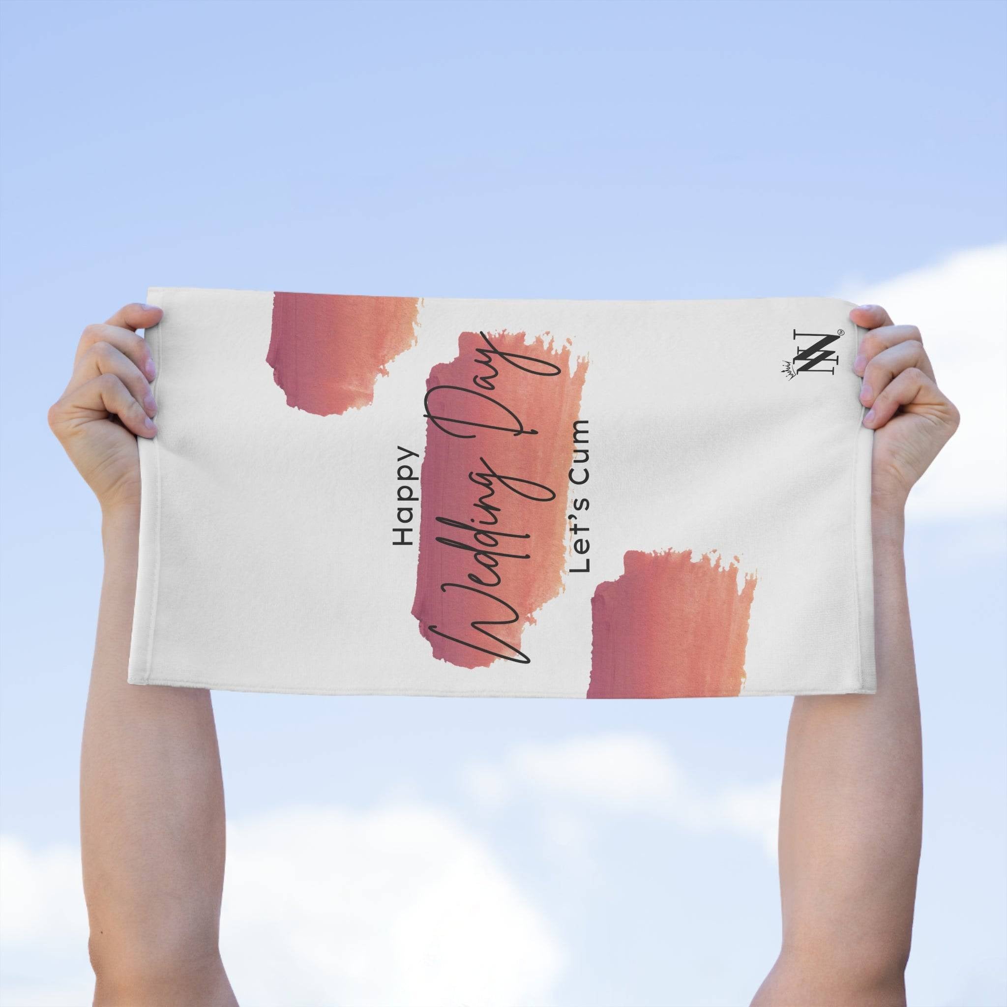 Happy Wedding Day Let’s Cum | Mix & Match Soft Fun-Flirty Lovers’ Towels