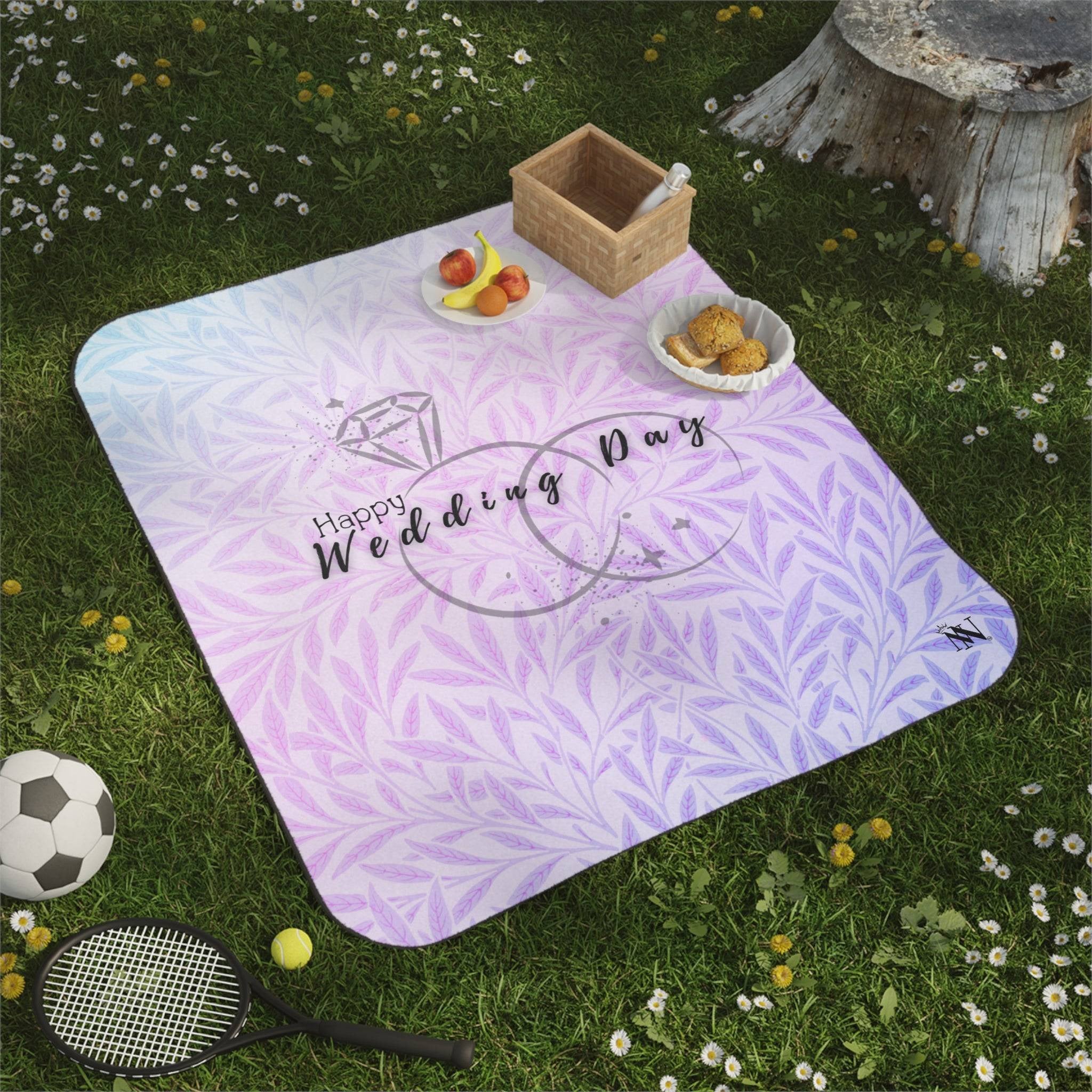 Happy Wedding Day | Mix Match Fun-Flirty Lovers’ Water-Resistant Blankets