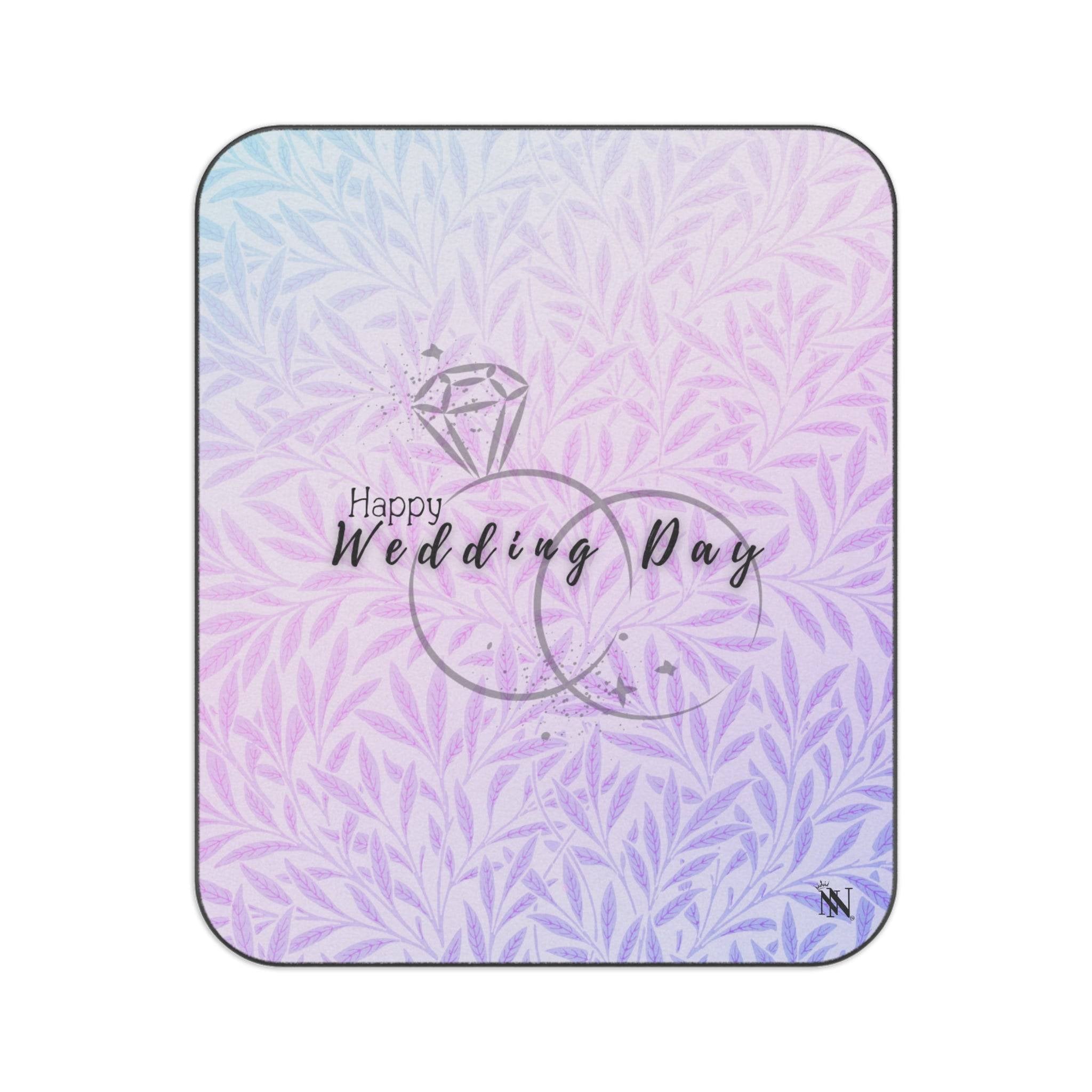 Happy Wedding Day | Mix Match Fun-Flirty Lovers’ Water-Resistant Blankets