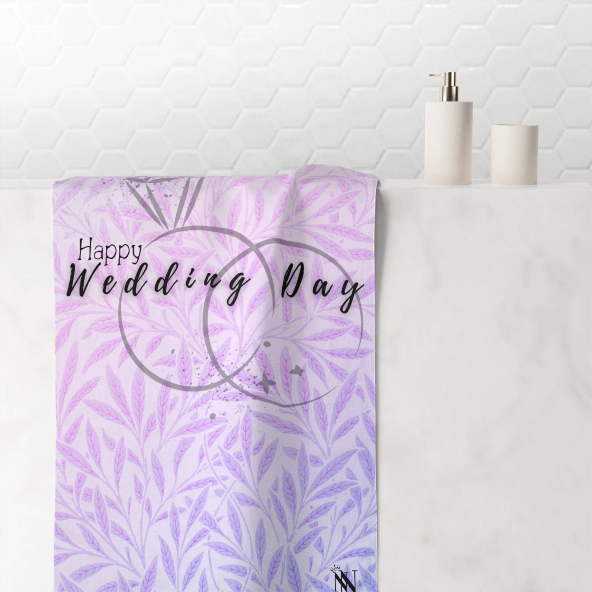 Happy Wedding Day | Mix & Match Naughty XL Fun-Flirty Lovers’ Towels