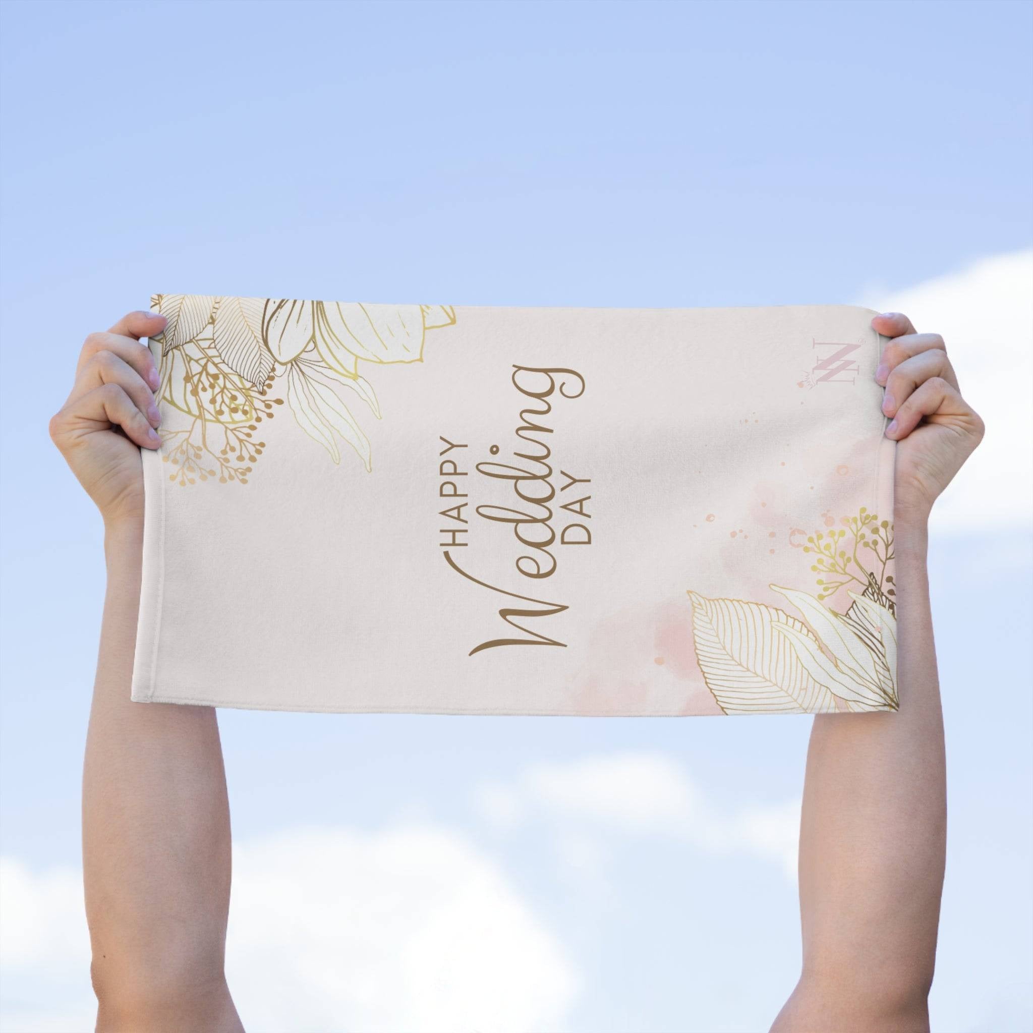 Happy Wedding Day | Mix & Match Soft Fun-Flirty Lovers’ Towels