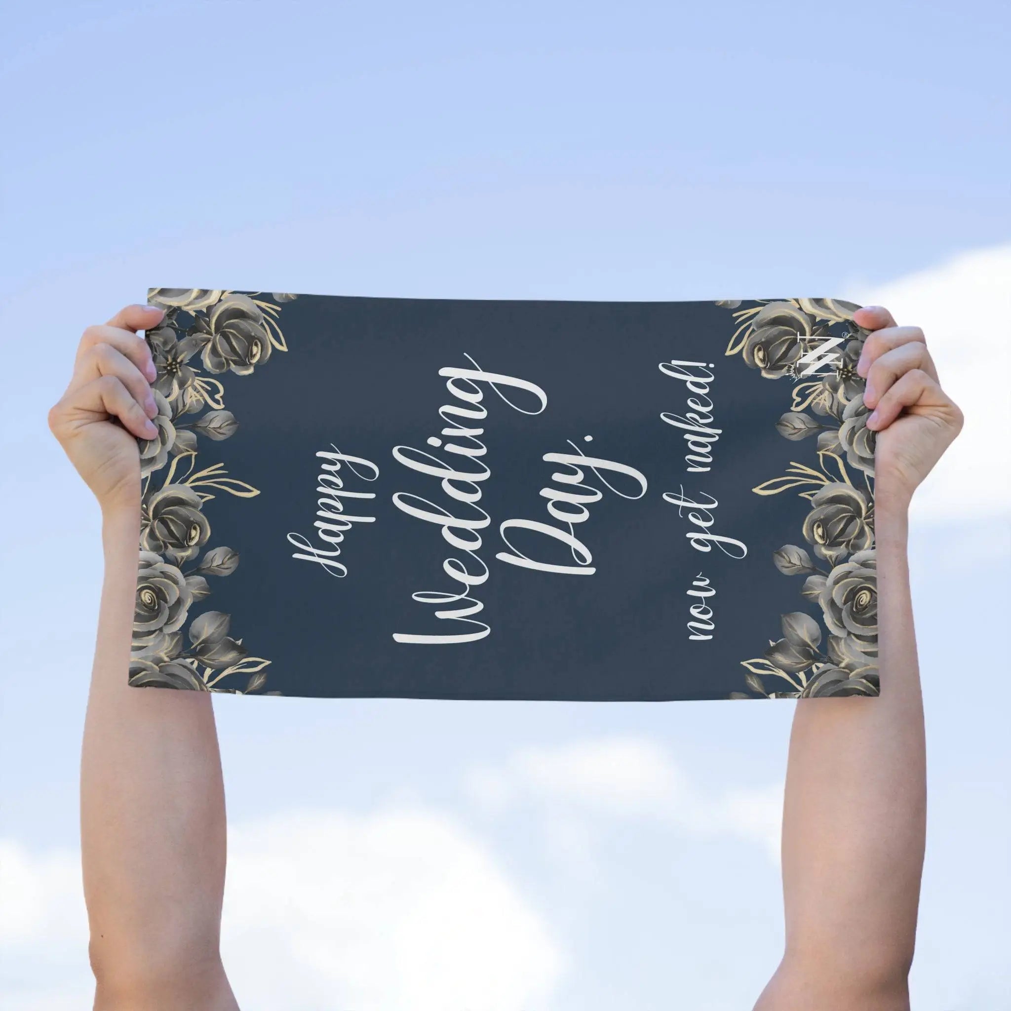 Happy Wedding Day | Mix & Match Soft Fun-Flirty Lovers’ Towels