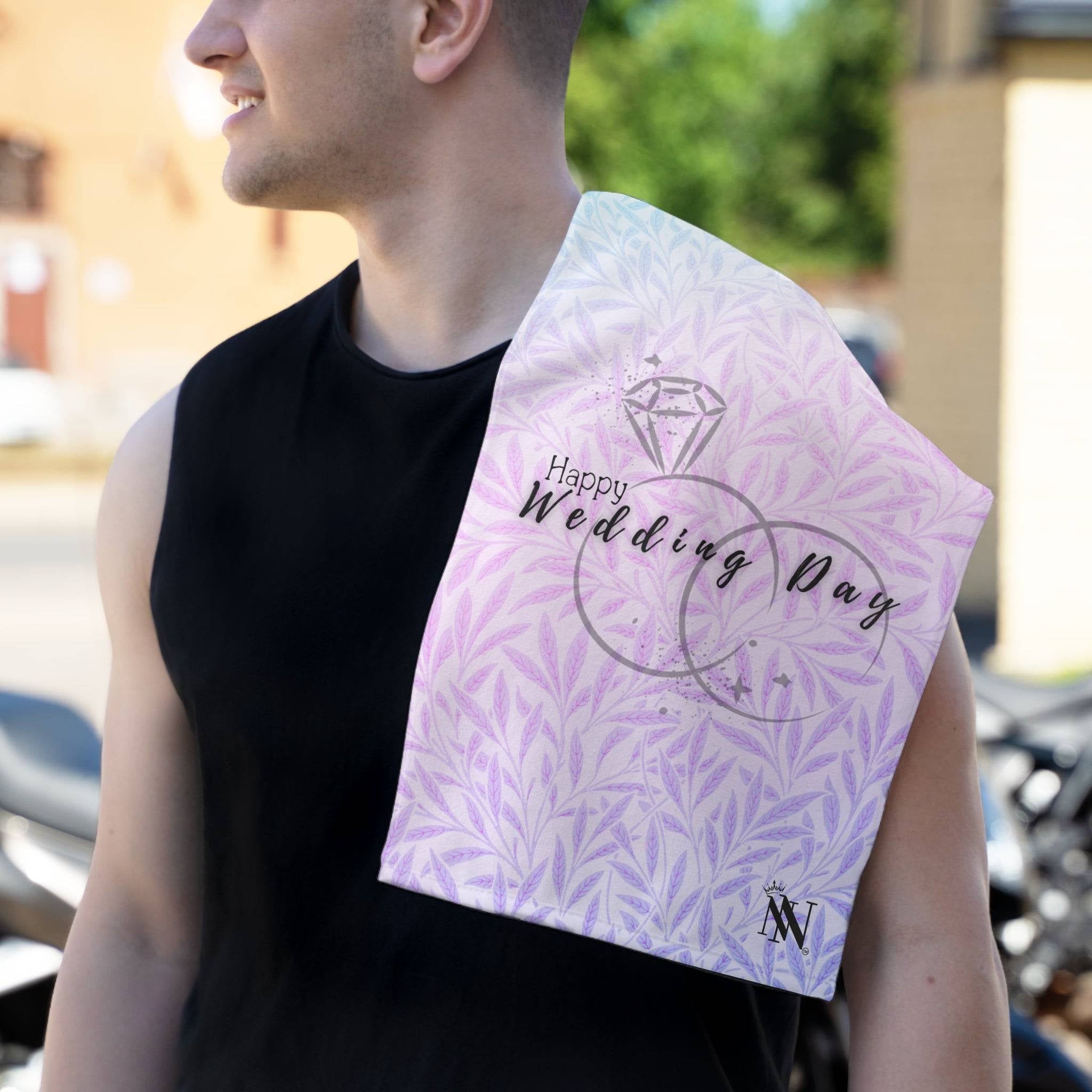 Happy Wedding Day | Mix & Match Soft Fun-Flirty Lovers’ Towels