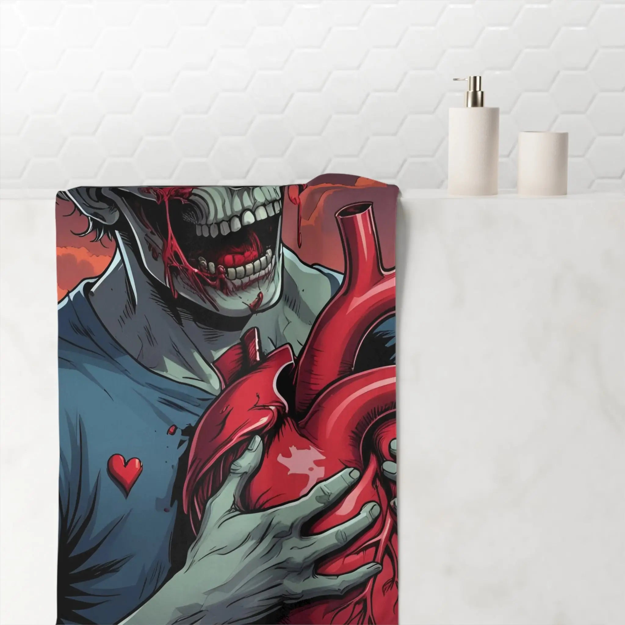 Have My Zombie Heart | Mix & Match XL Fun-Flirty Loversβ Towels